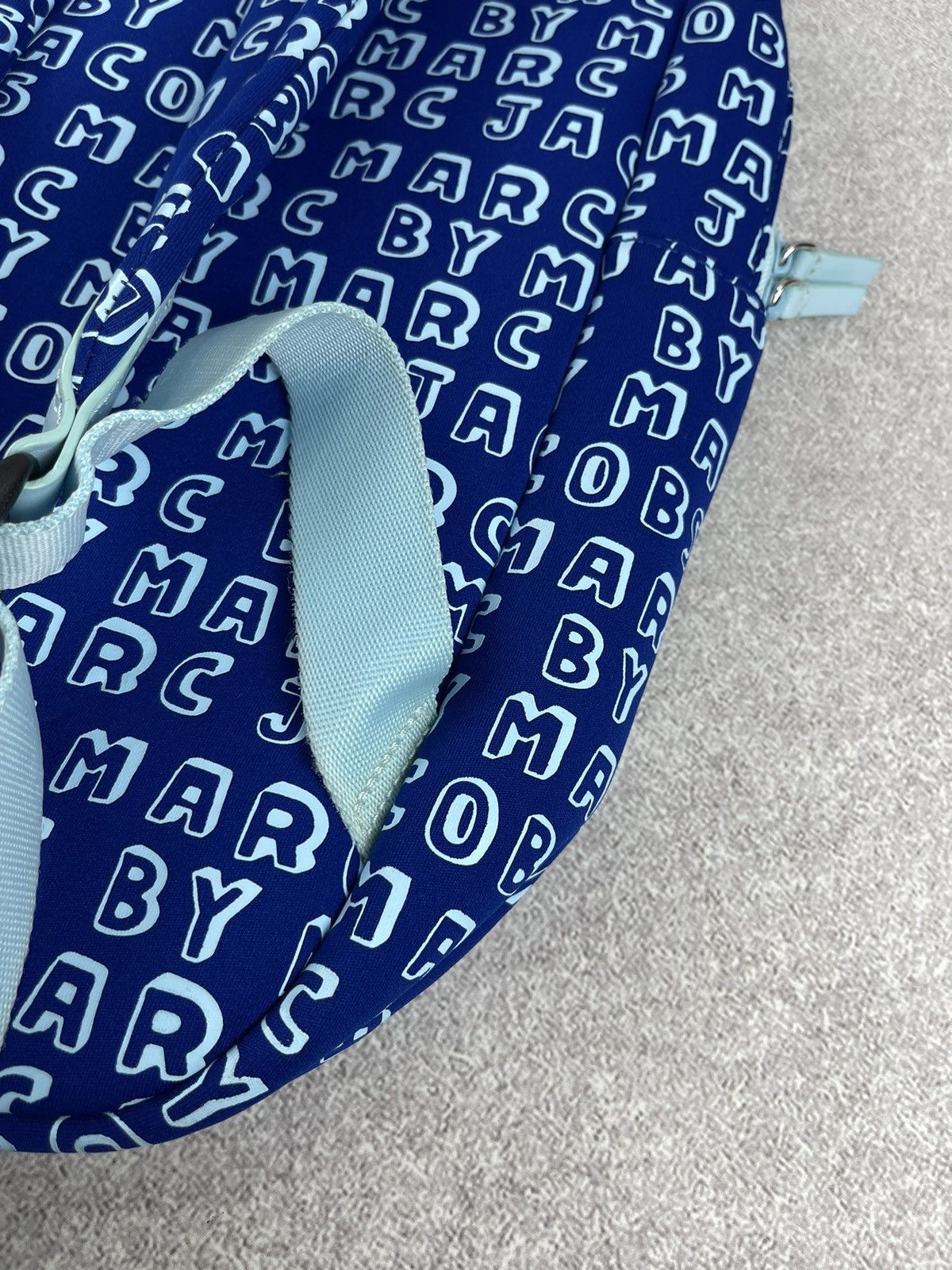 Marc Jacobs Marc Jacobs Backpack Monogram Blue Size ONE SIZE - 12 Thumbnail