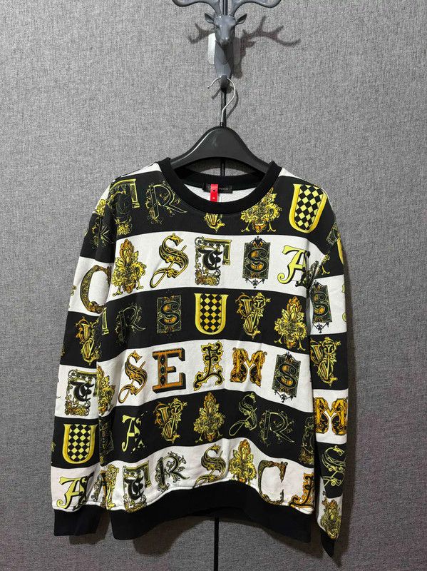 Versace Versace Colorful Logo Print Men's Sweatshirt 0089 Size US S / EU 44-46 / 1 - 1 Thumbnail