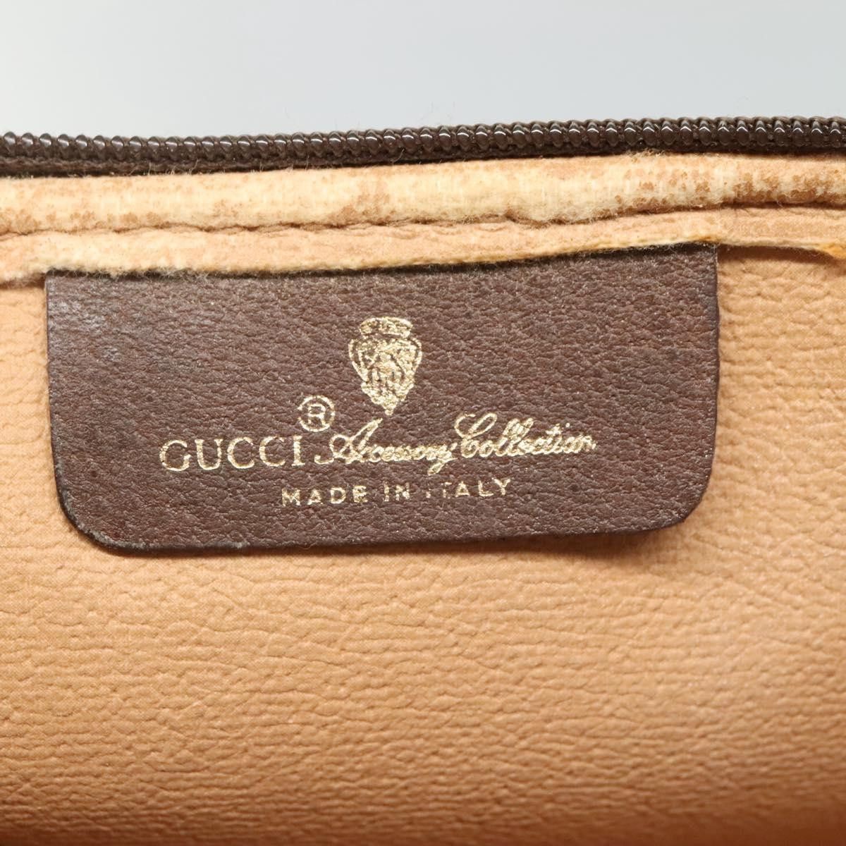 Gucci GUCCI GG Supreme Shoulder Bag Pvc Beige Brown Gold 97 02 068 Size ONE SIZE - 16 Thumbnail