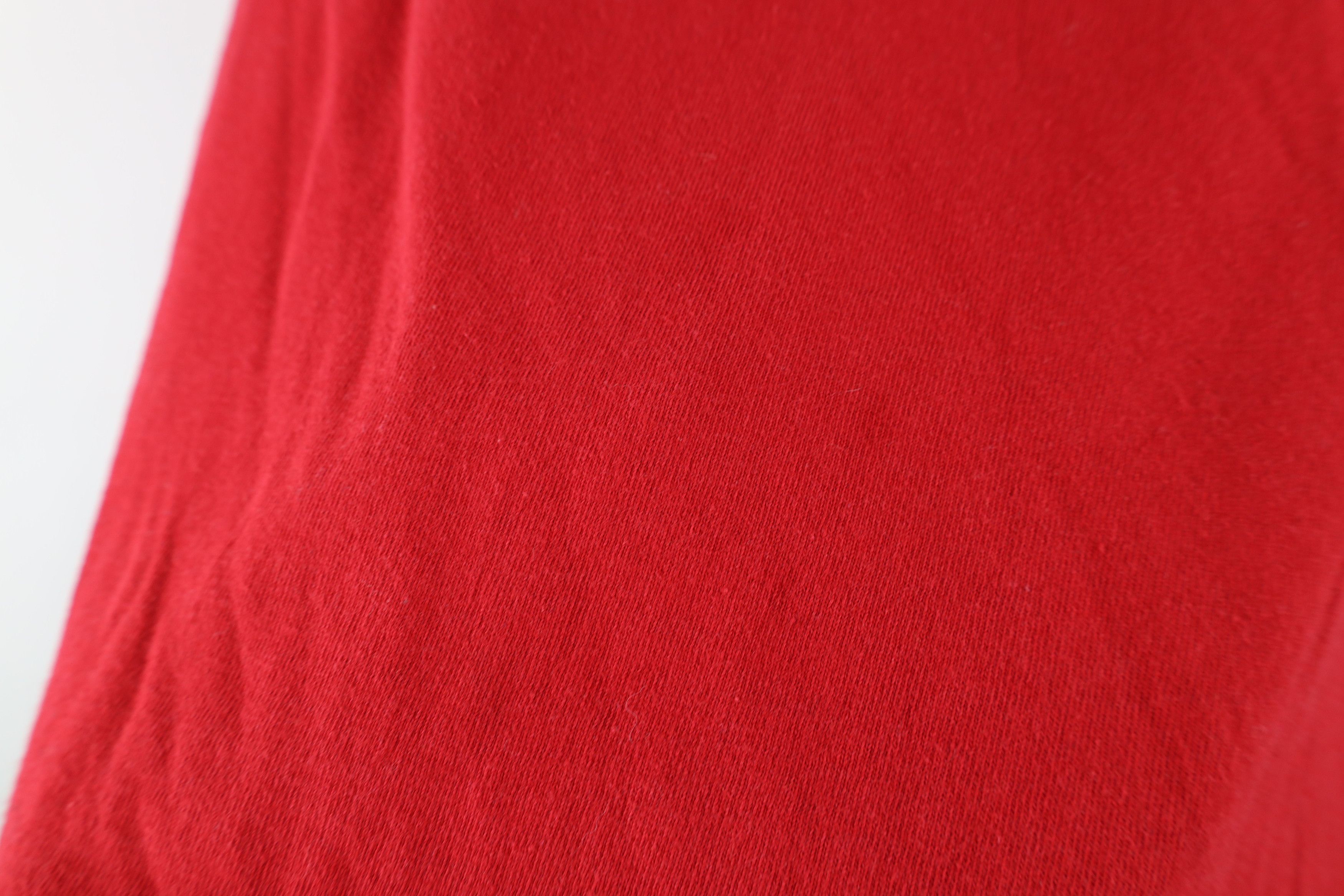 Nautica Vintage 90s Nautica Spell Out Long Sleeve T-Shirt Red Size US M / EU 48-50 / 2 - 7 Thumbnail