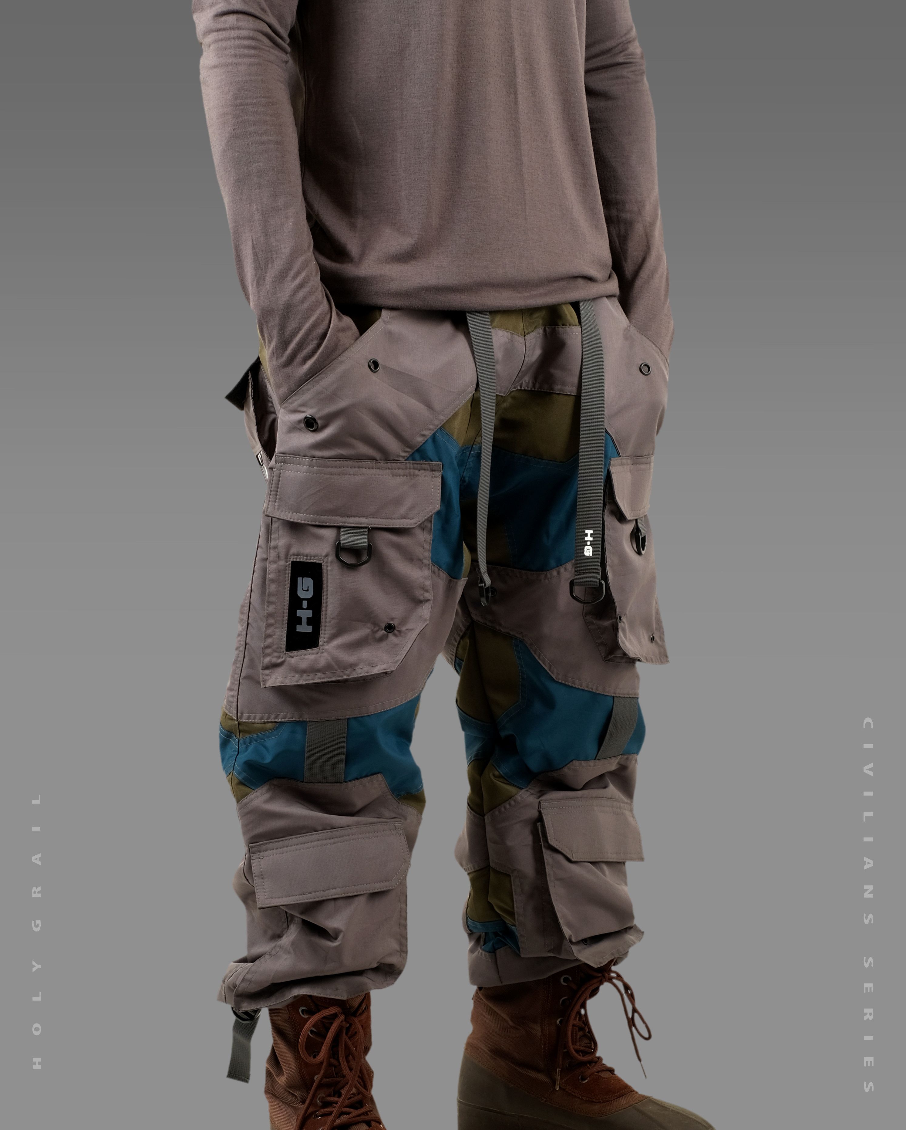 Hi Tec H-G " C I V I L I A N S " TECHWEAR CYBERPUNK HOLYGRAIL Size US 34 / EU 50 - 2 Thumbnail