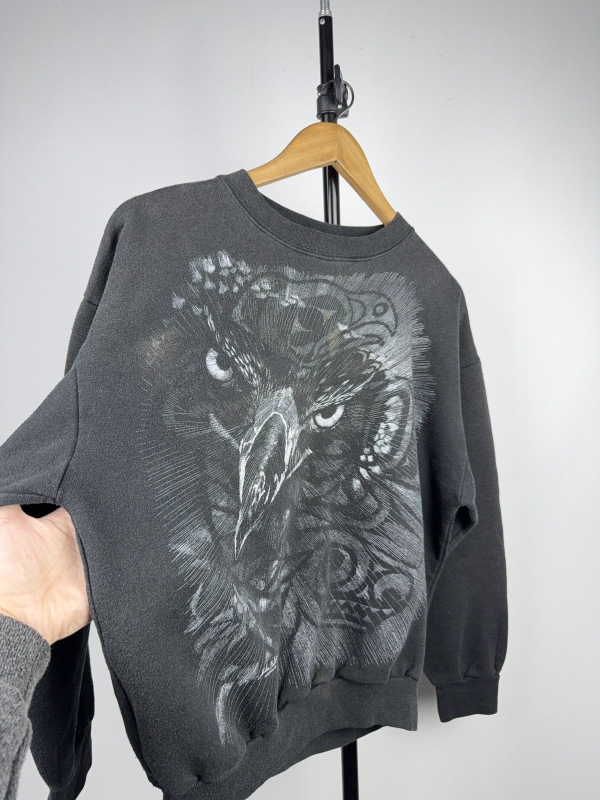 Vintage Vintage Retro Eagle Wildlife Art Sweatshirt 90s Graphic Size M / US 6-8 / IT 42-44 - 5 Thumbnail