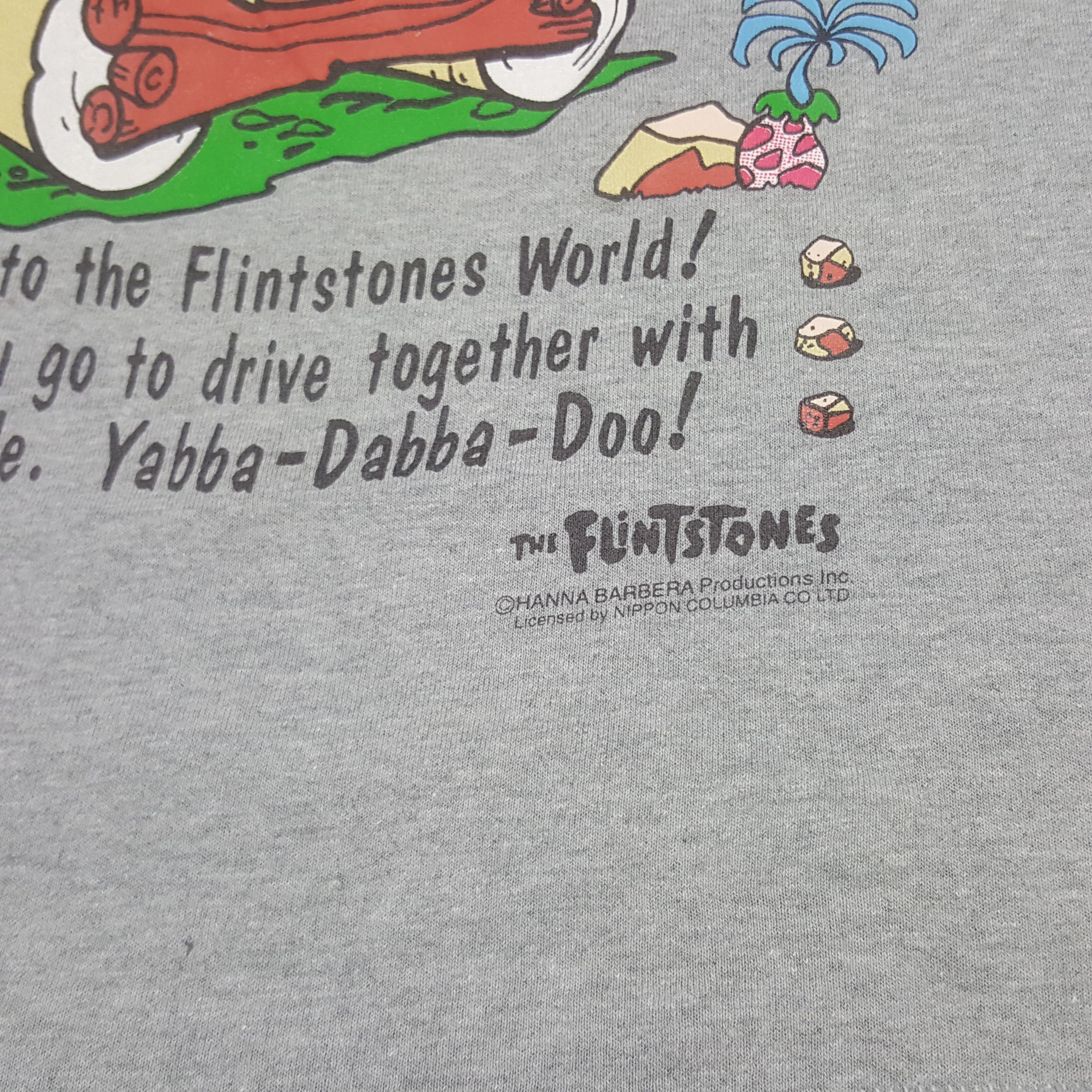 Vintage Vintage The Flintstones Tshirt Size US M / EU 48-50 / 2 - 8 Thumbnail