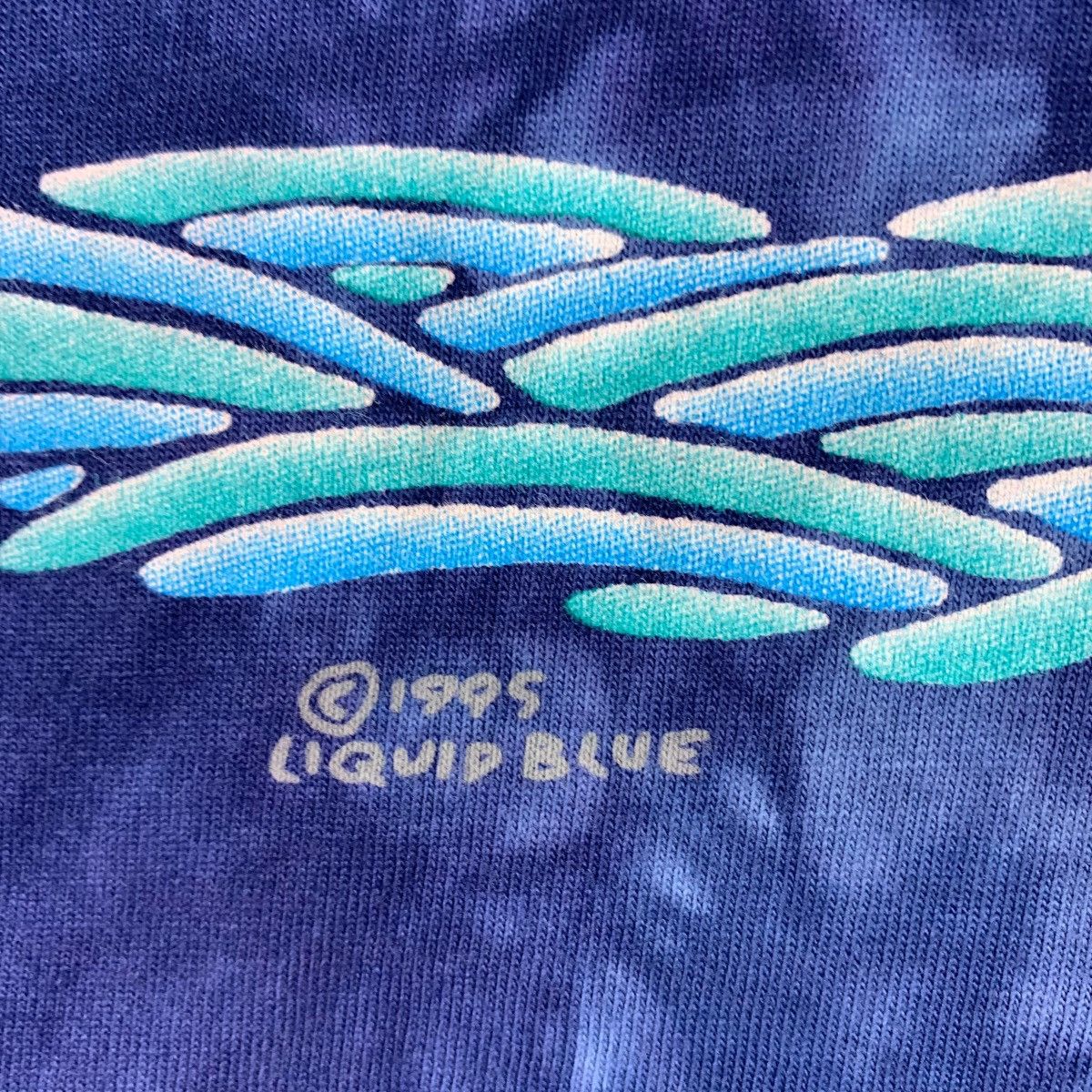 Liquid Blue Vintage 90s LIQUID BLUE Ian bohorquez dolphin tye dey tee Size US XL / EU 56 / 4 - 10 Thumbnail