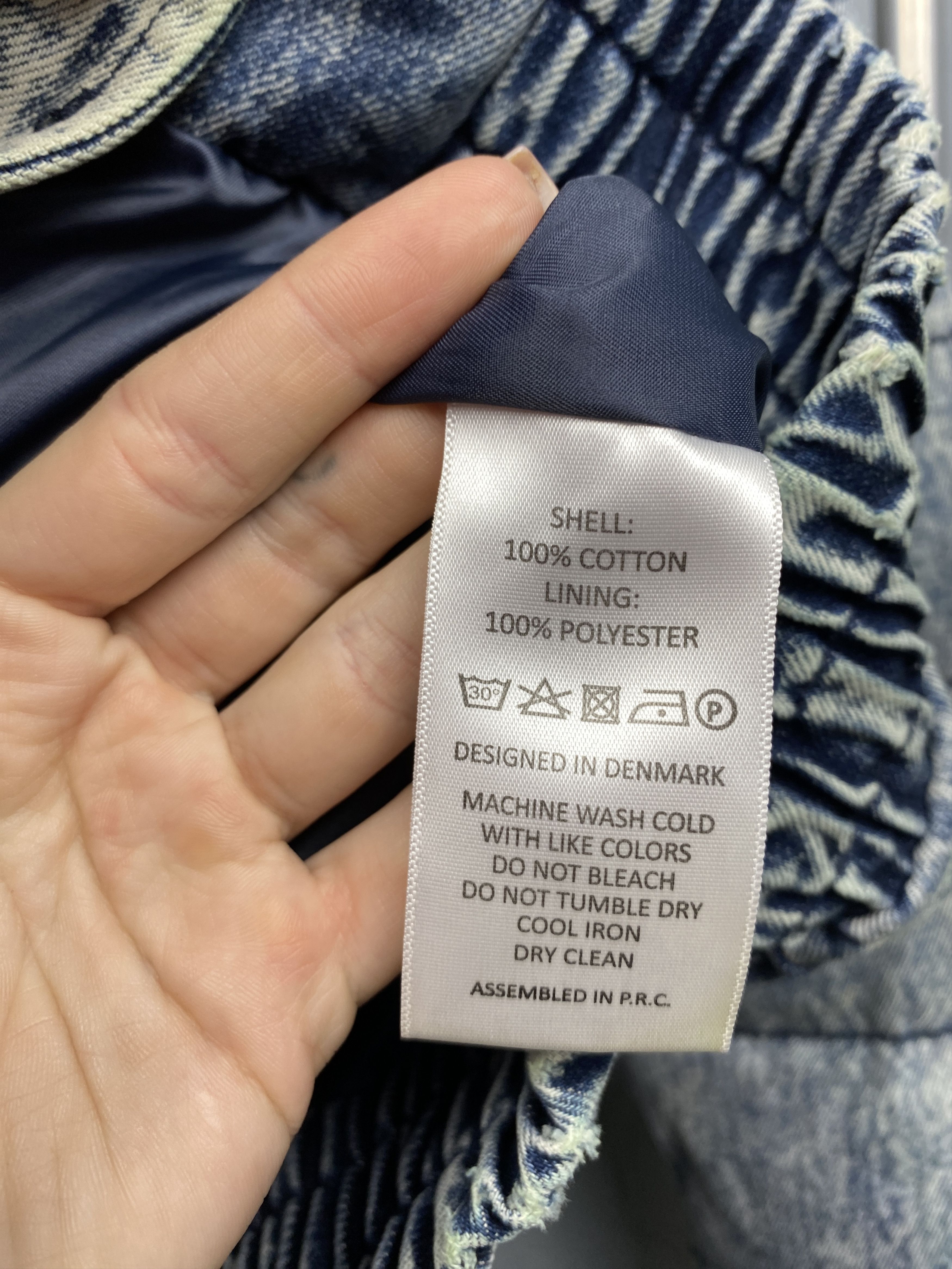 Han Kjobenhavn Han Kjobenhavn Mens Washed Denim Jacket Size US M / EU 48-50 / 2 - 4 Thumbnail
