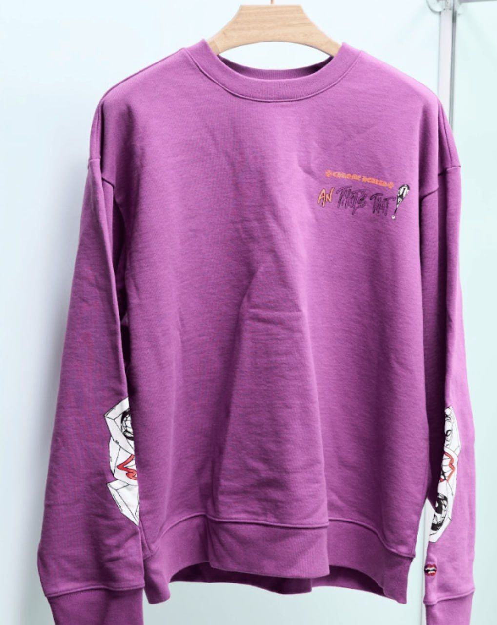 【CHROME HEARTS × MATTY BOY】I WANT MORE NOT LESS L/S TEE Chrome Hearts Matty Boy I Want More Not Less Long Sleeve T