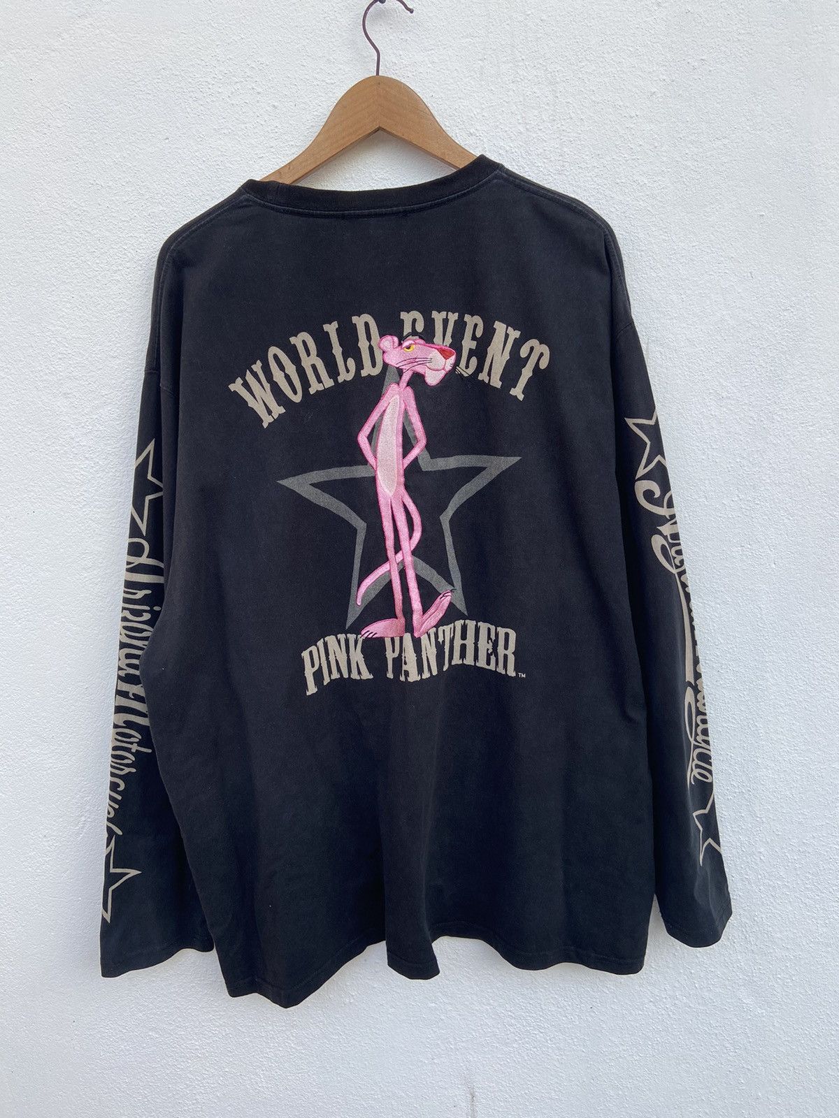 Flagstuff 🔥 Rare Pink Panther X Flaggstaff t shirt long sleeve Size US XL / EU 56 / 4 - 1 Thumbnail