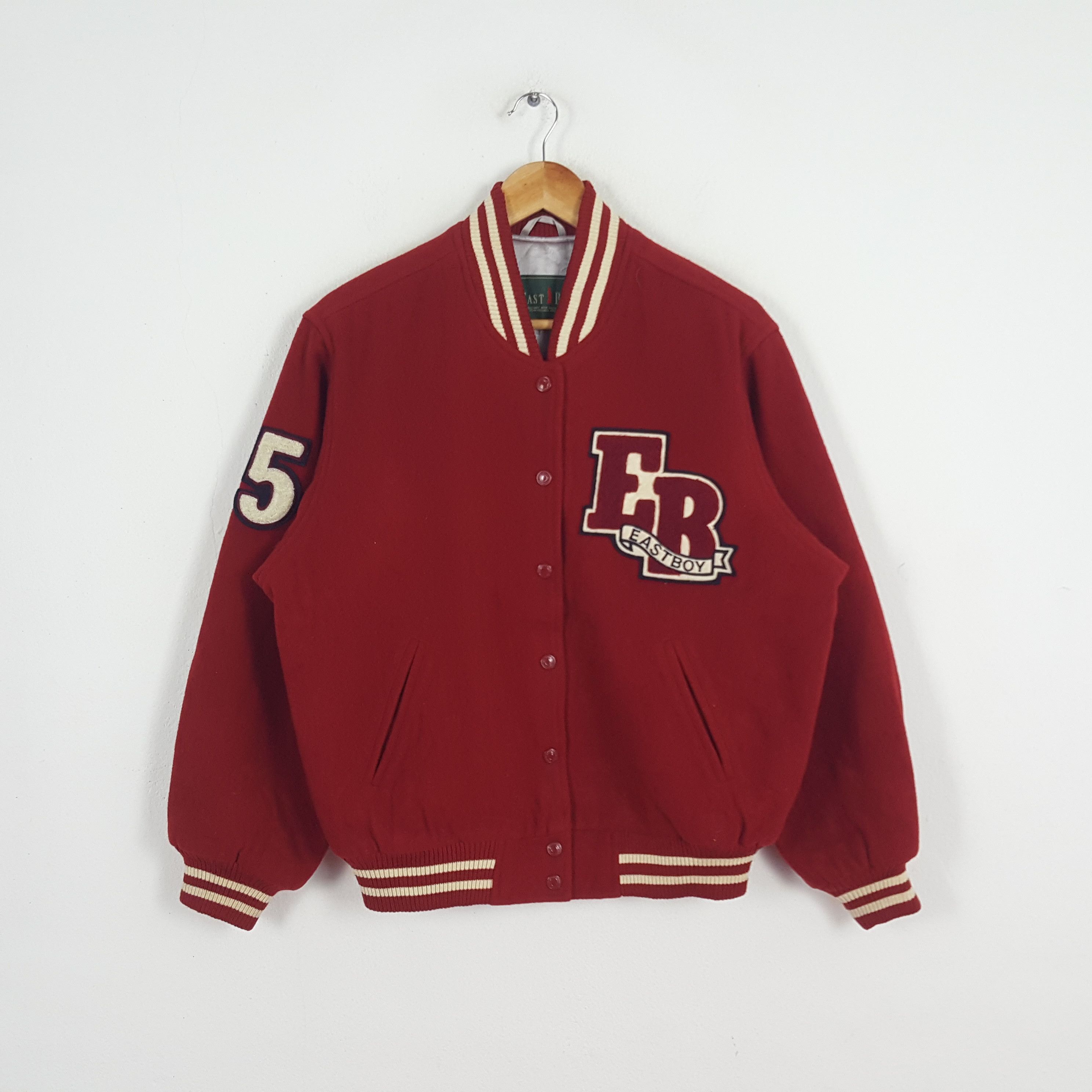 Vintage Vintage East Boy Japanese Brand Varsity Jacket Size US L / EU 52-54 / 3 - 3 Thumbnail