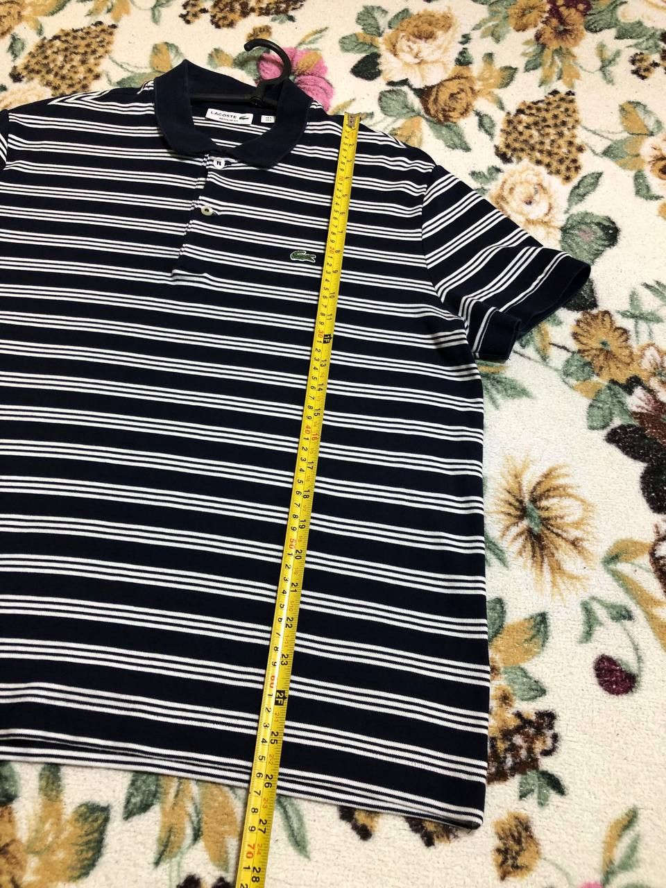 Lacoste Lacoste Men's Striped Short Sleeve Polo Shirt Size US L / EU 52-54 / 3 - 7 Thumbnail