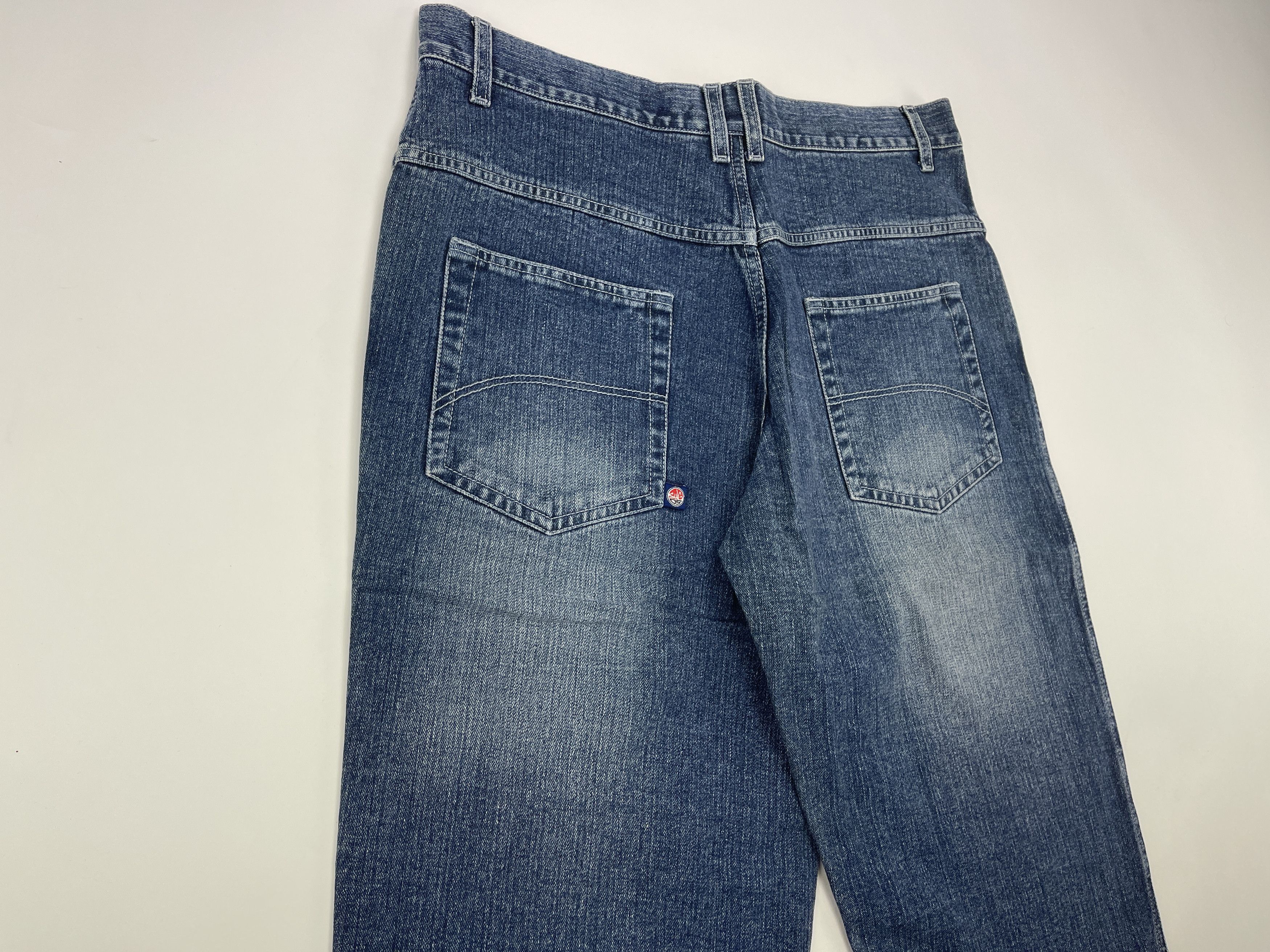 Vintage SWG jeans, blue Street War Gear vintage baggy hip hop 90s 36 Size US 36 / EU 52 - 4 Thumbnail