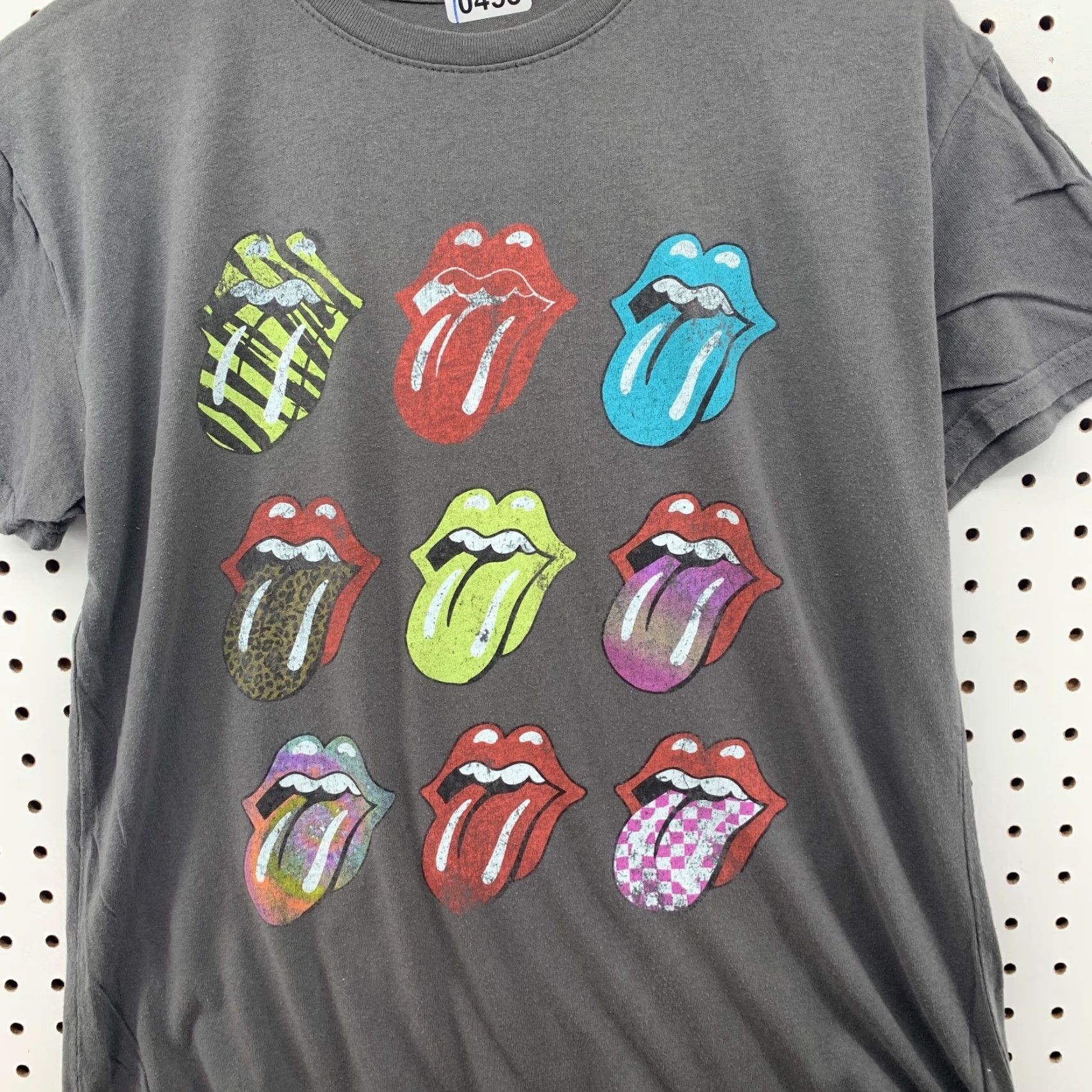 Vintage Rolling Stones Shirt Mens Medium Gray Music Band Rock TEE 20.5x26 Size US M / EU 48-50 / 2 - 6 Thumbnail