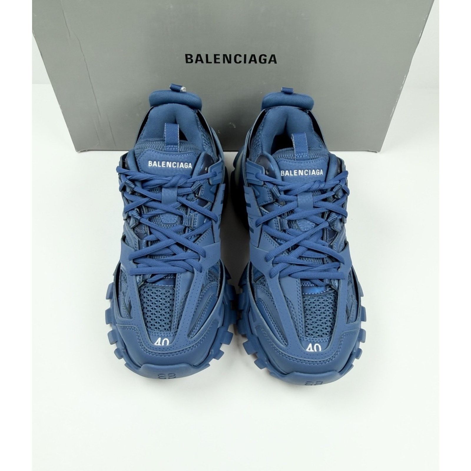 Balenciaga Size 40EU/7US - Balenciaga Track Blue LED NEW! Size US 7 / EU 40 - 3 Thumbnail