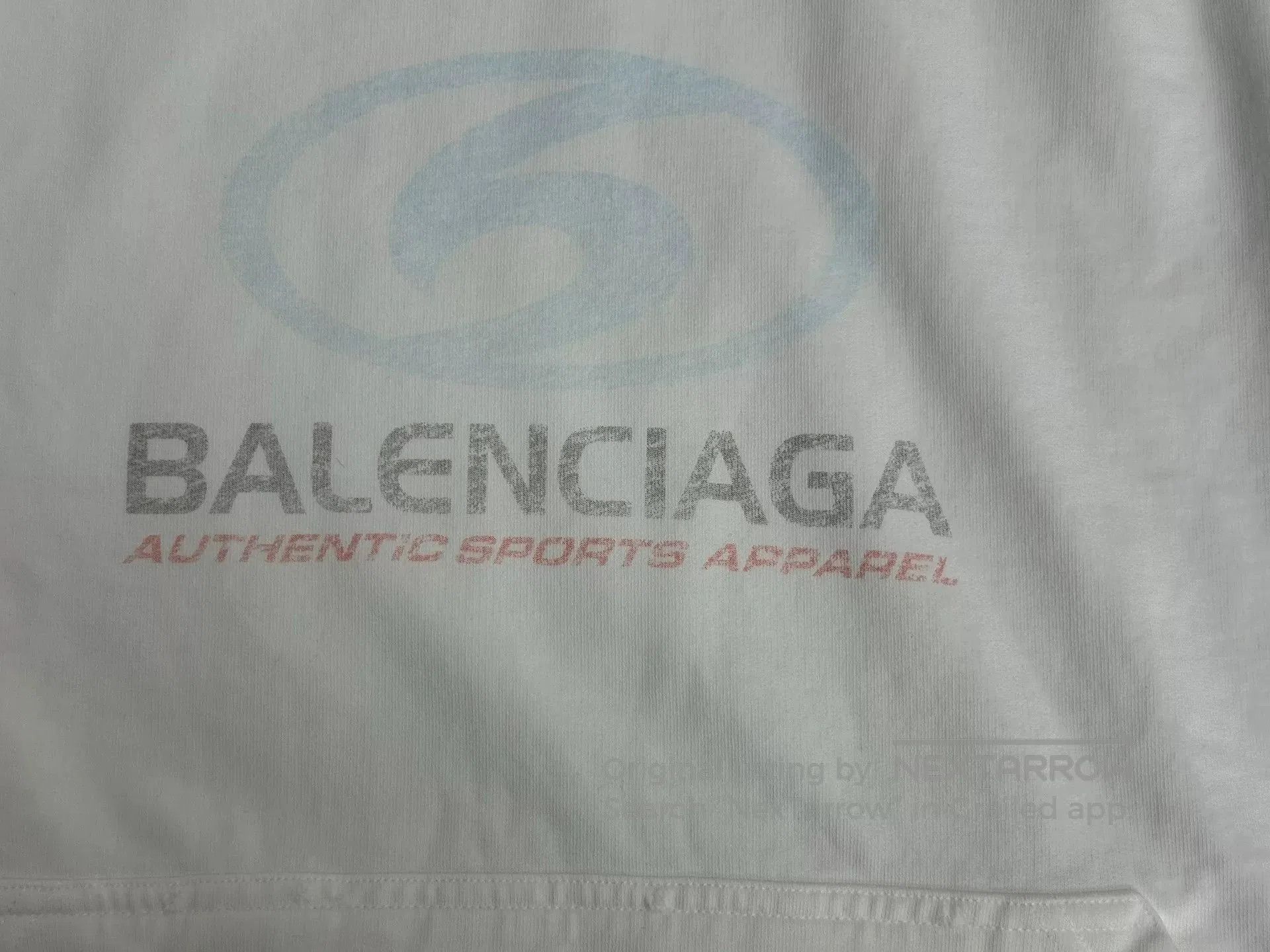Balenciaga Balenciaga Printed Distressed Hooded Sweatshirt. Size US L / EU 52-54 / 3 - 3 Thumbnail