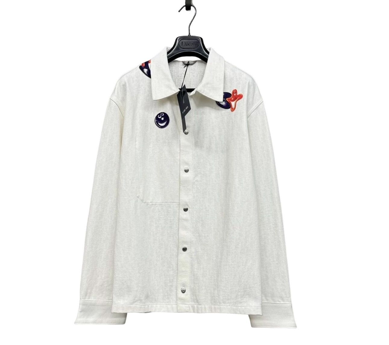 Dior Dior Oblique Pattern Smiley Patch Jacket Size 50 Size US M / EU 48-50 / 2 - 1 Thumbnail