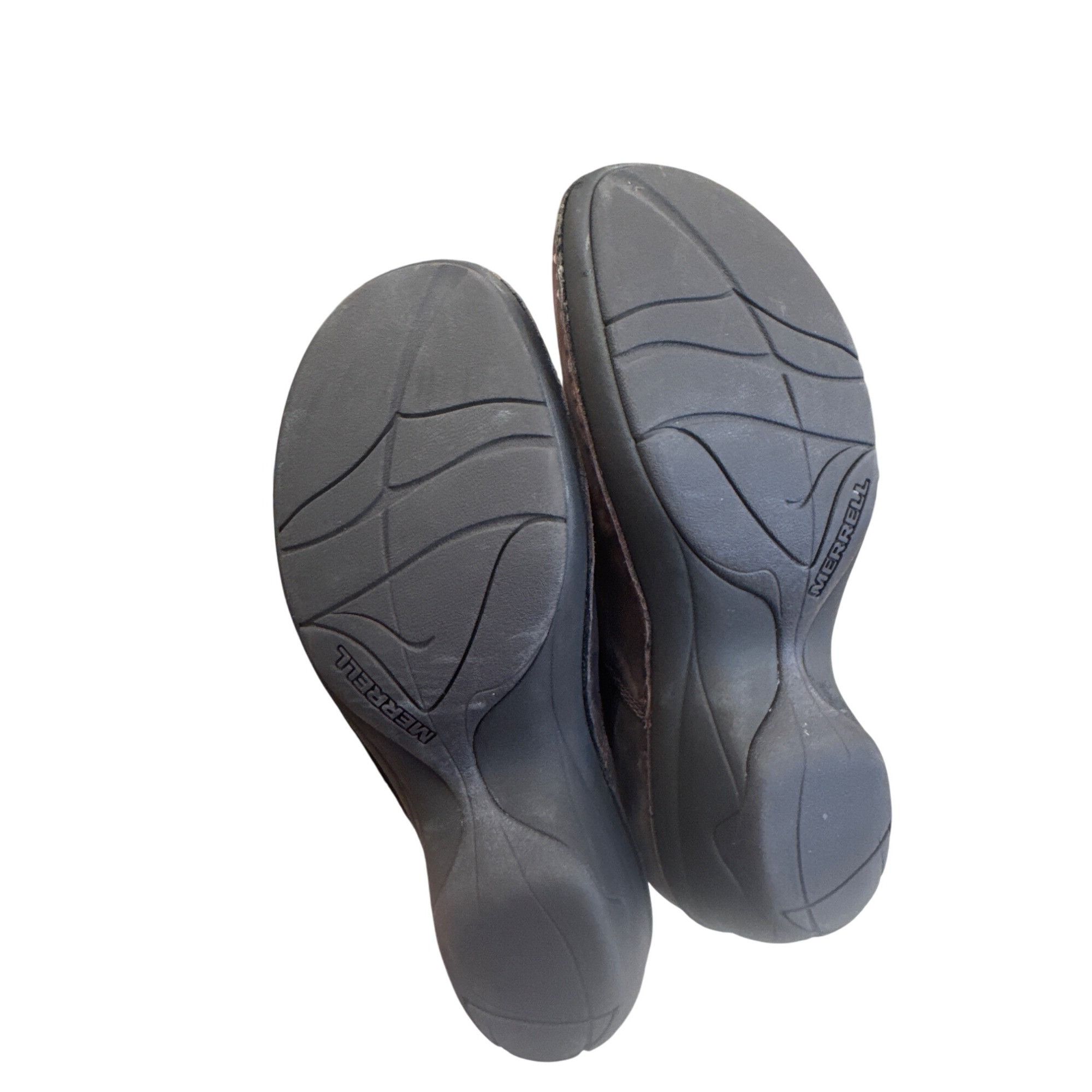 Merrell Merrell Womens Brown Leather Clogs Shoes Size 9.5 SKU 8243 Size US 9.5 / IT 39.5 - 9 Thumbnail