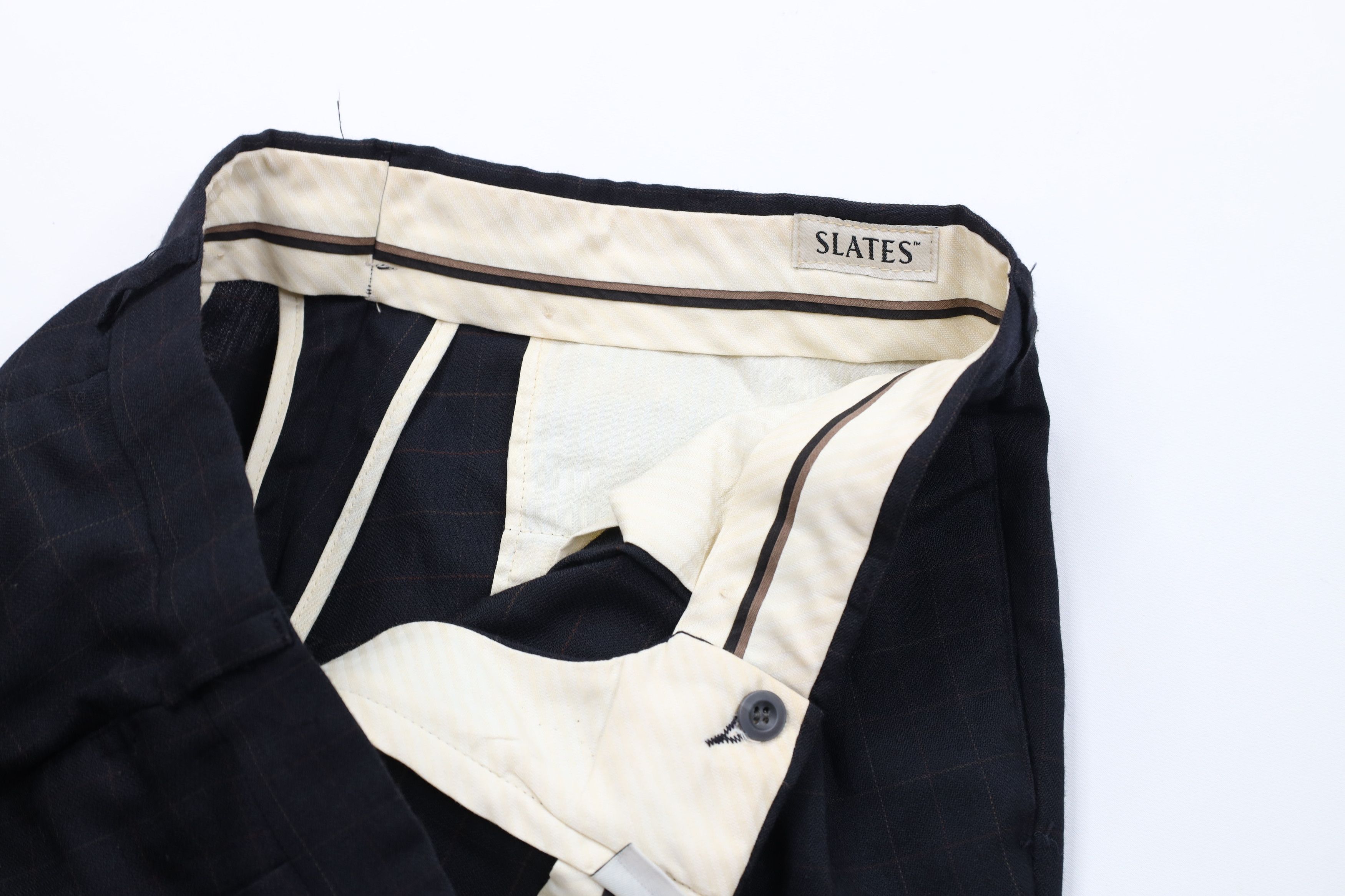 Vintage Vintage 90s Streetwear Wool Blend Wide Leg Chino Pants Size US 34 / EU 50 - 7 Thumbnail