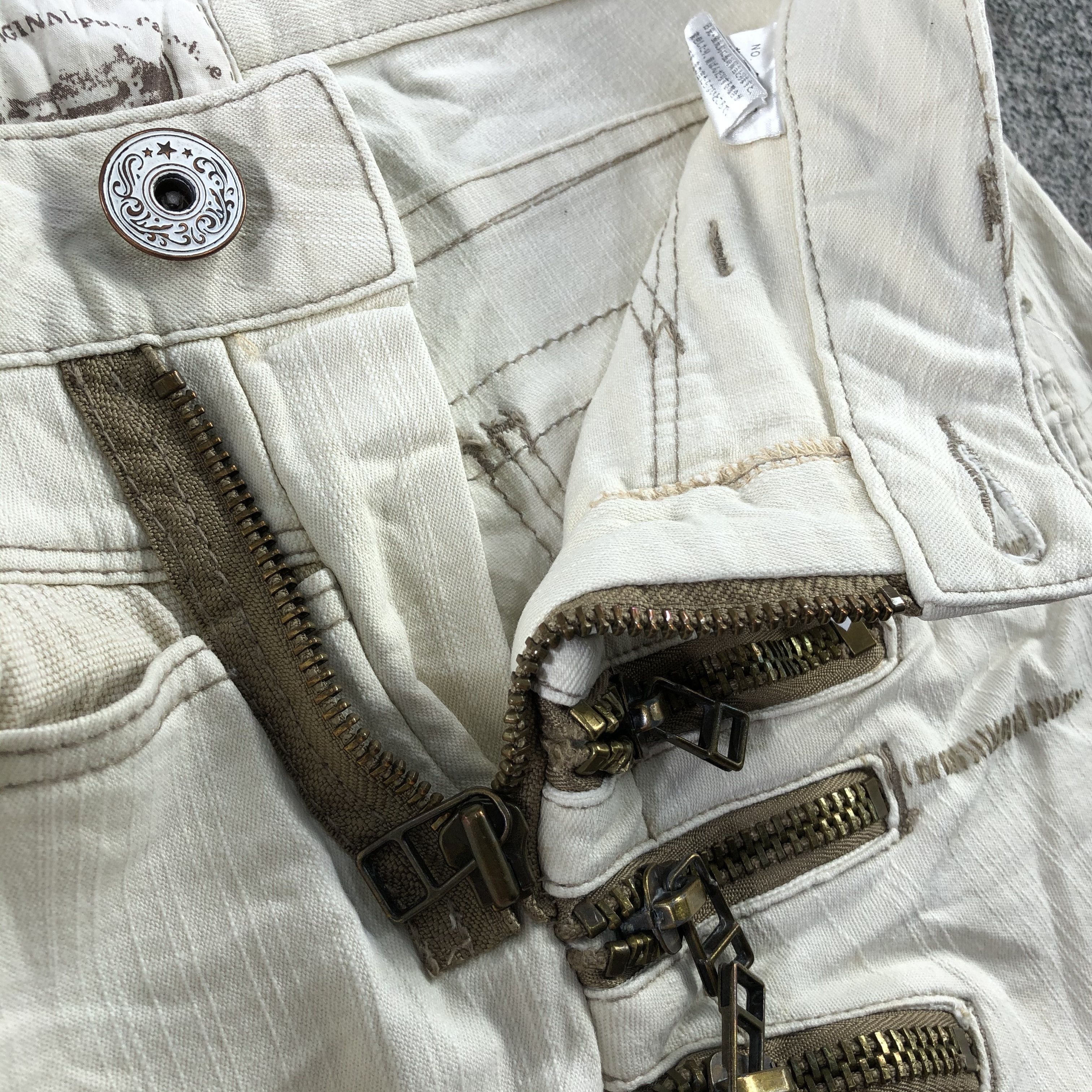 Japanese Brand Japanese Brand Seditionaries Jeans Multi Zipper Denim KJ1468 Size US 30 / EU 46 - 8 Thumbnail