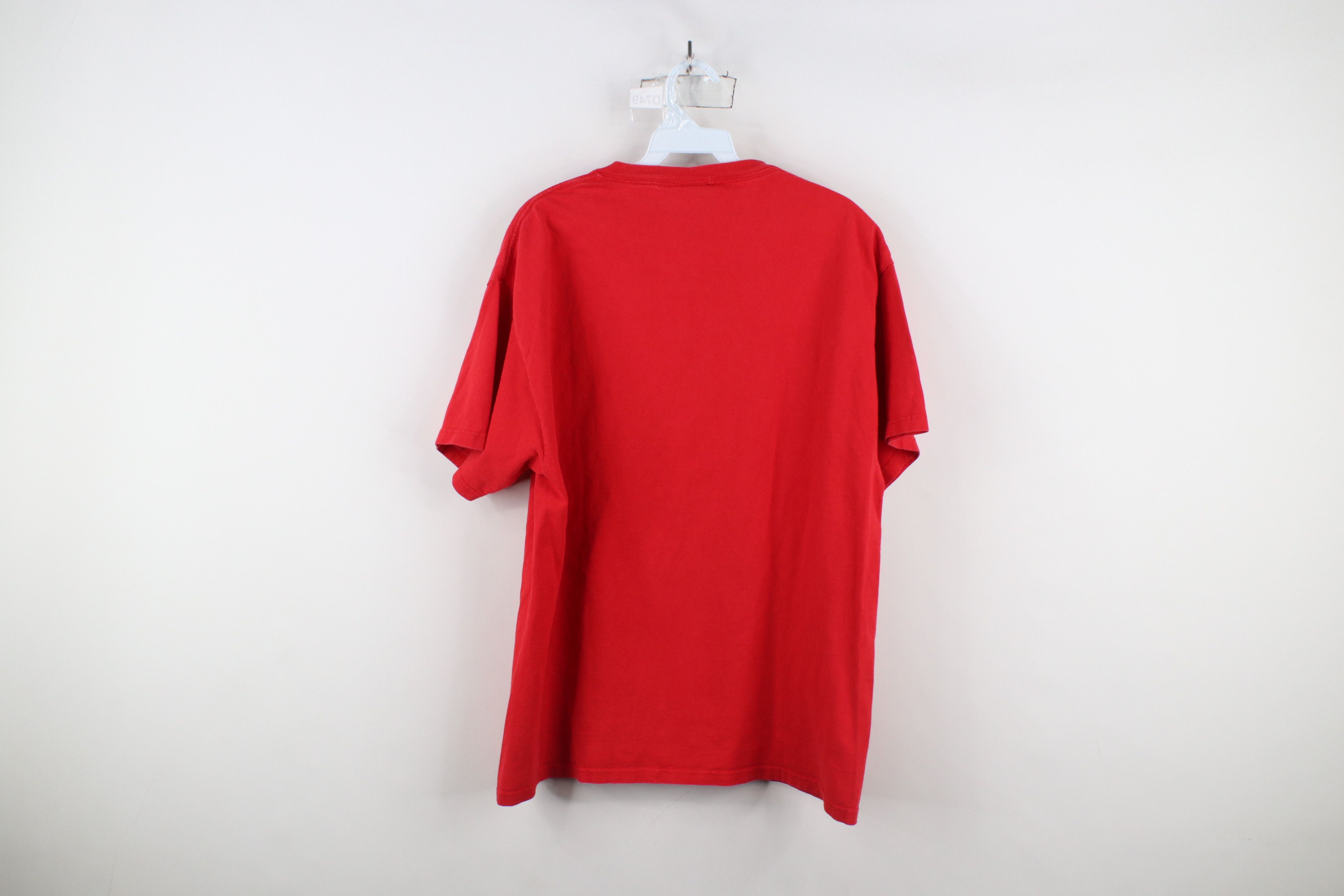 Vintage Vintage 90s Spell Out Boston University Short Sleeve T-Shirt Size US L / EU 52-54 / 3 - 8 Thumbnail