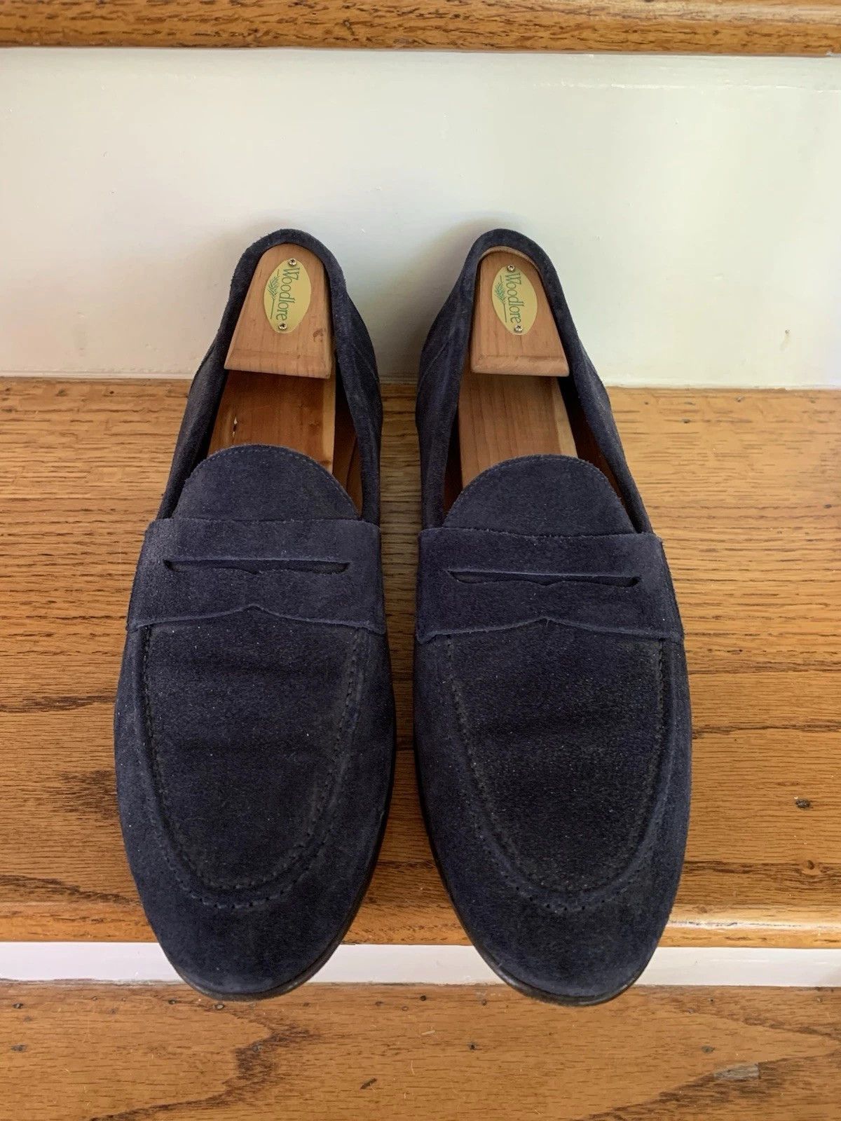 Ralph Lauren Purple Label Chessington Suede Penny Loafers