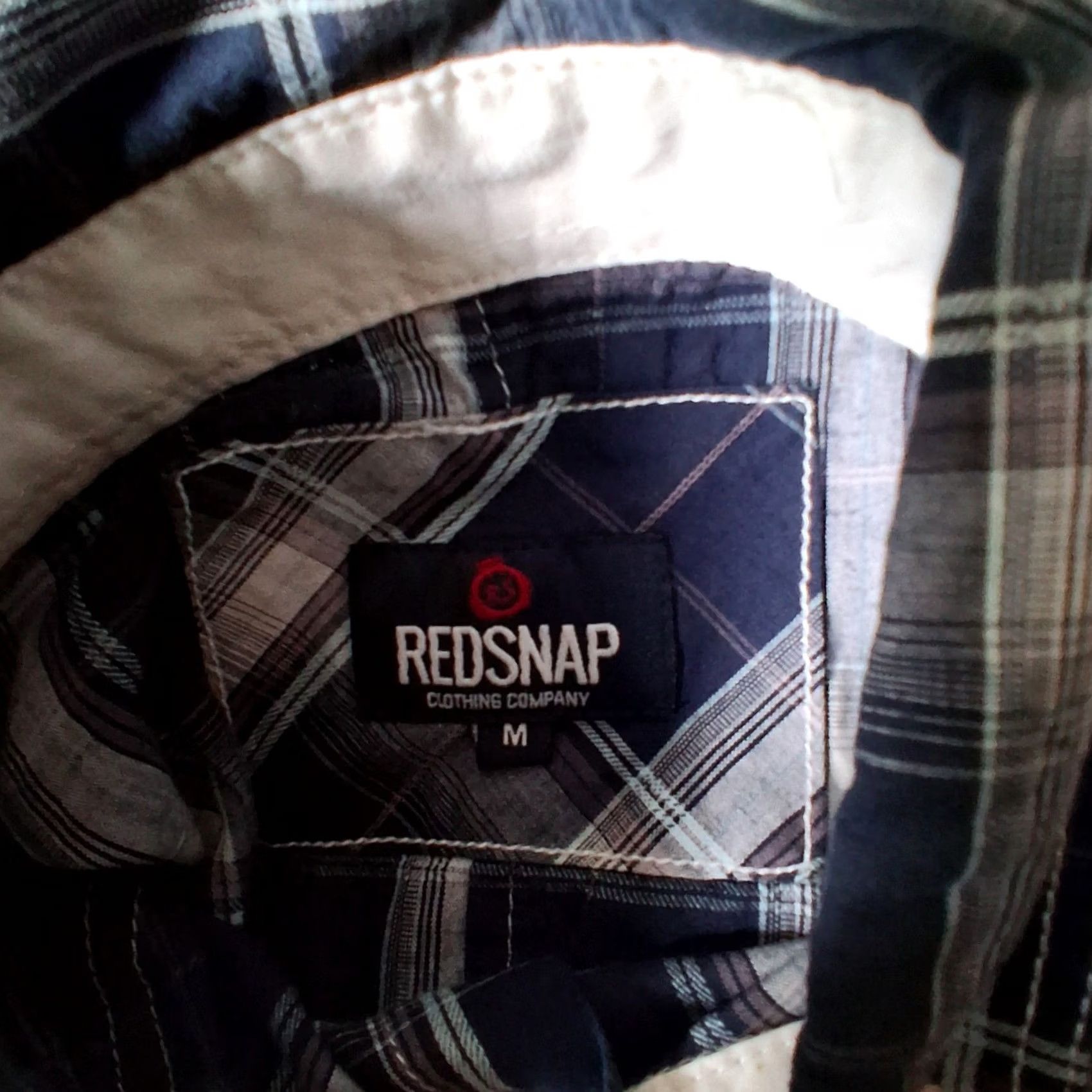 Vintage VINTAGE Red Snap Clothing Company Western Shirt Pair Men Medium Plaid Red Blue Ranch NEW Size US M / EU 48-50 / 2 - 6 Thumbnail