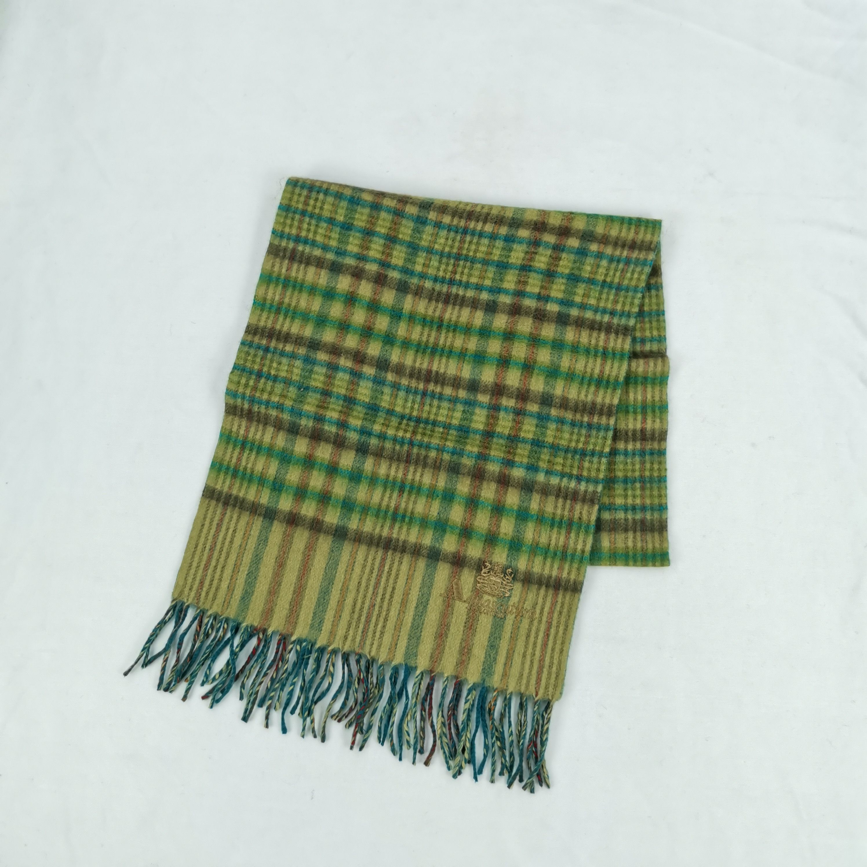 Aquascutum Vintage Aquascutum Scarf Muffler Wool Scarves Size ONE SIZE - 2 Thumbnail