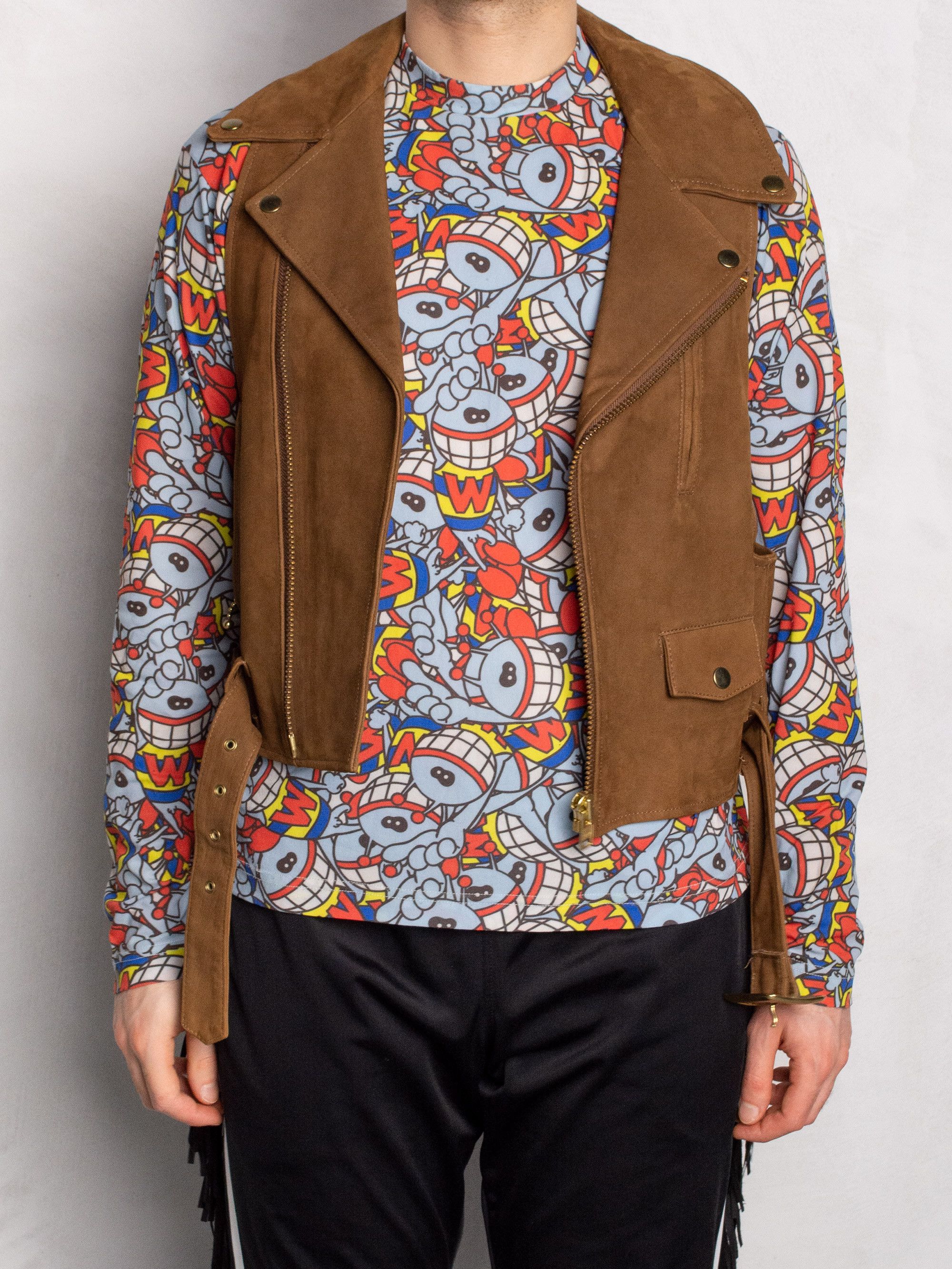 PHENOMENON PHENOMENON - S/S 2010 - buffalo leather biker vest Size US S / EU 44-46 / 1 - 4 Thumbnail