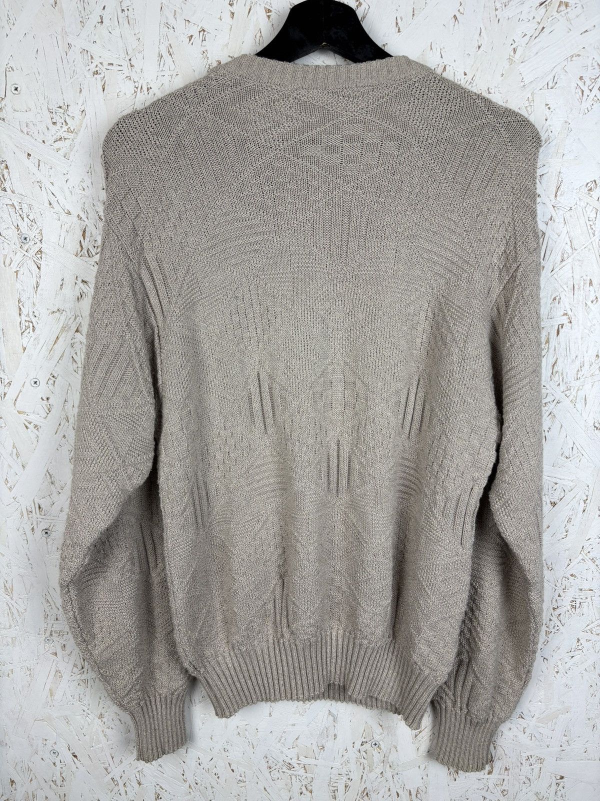 Yves Saint Laurent 90s Yves Saint Laurent YSL Pour Homme Knit Sweater Beige S Size US S / EU 44-46 / 1 - 6 Thumbnail