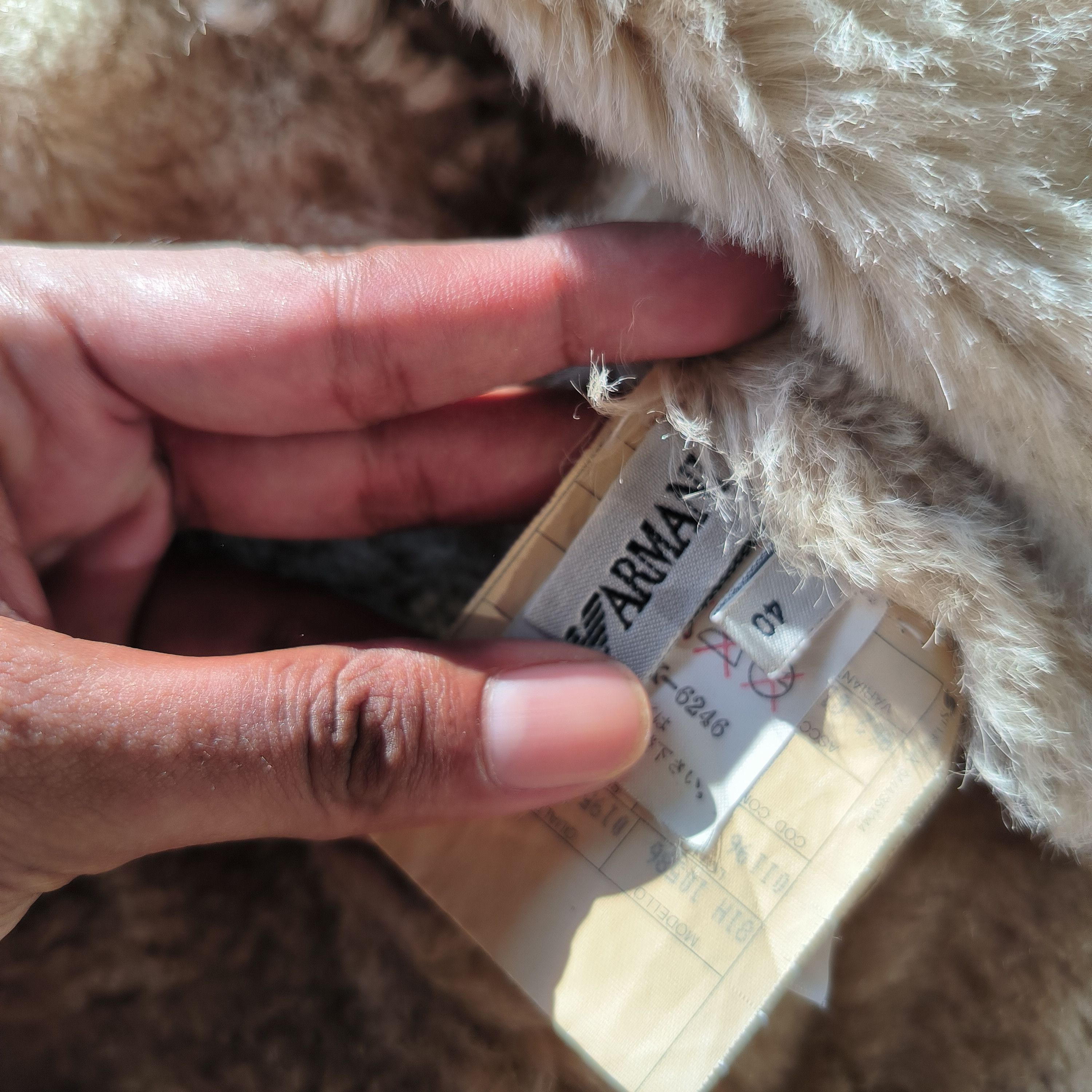 Emporio Armani Vintage 1990s Emporio Armani Leather Jacket Shearling Fur Size M / US 6-8 / IT 42-44 - 6 Thumbnail