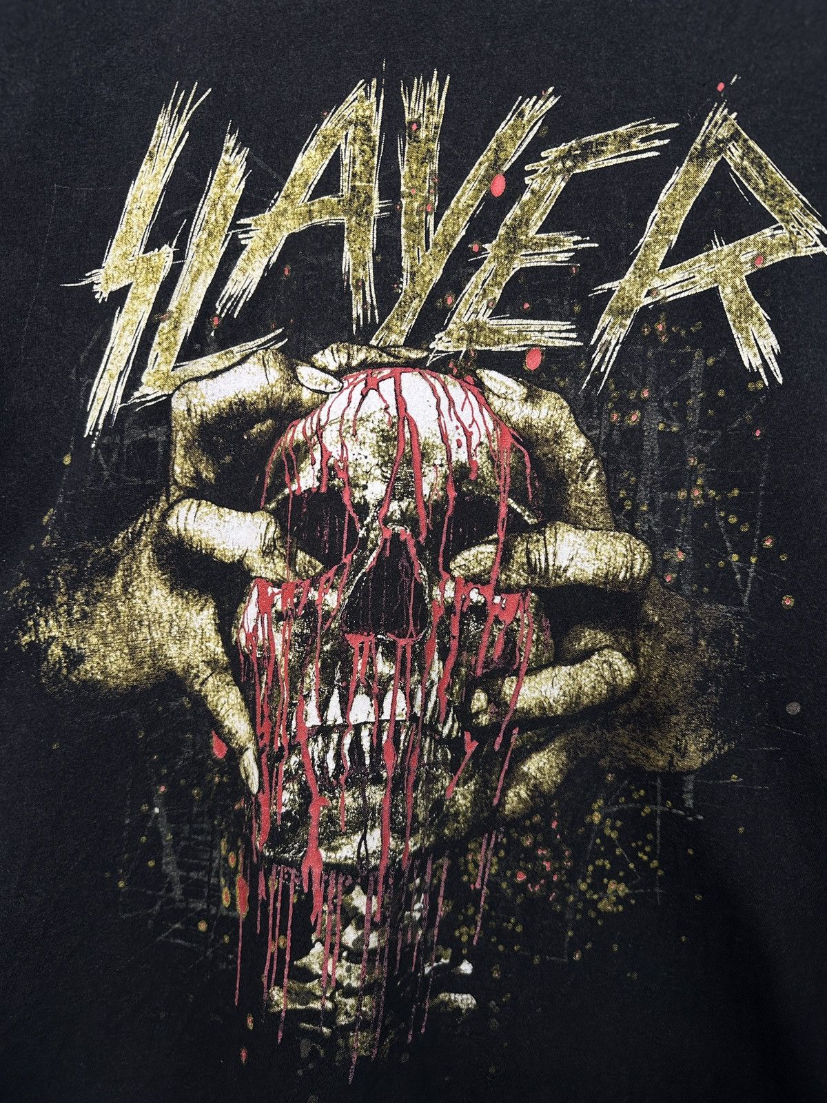 Band Tees Rare Vintage T-Shirt Slayer Bloody Skull Y2K Opium Size US L / EU 52-54 / 3 - 2 Thumbnail