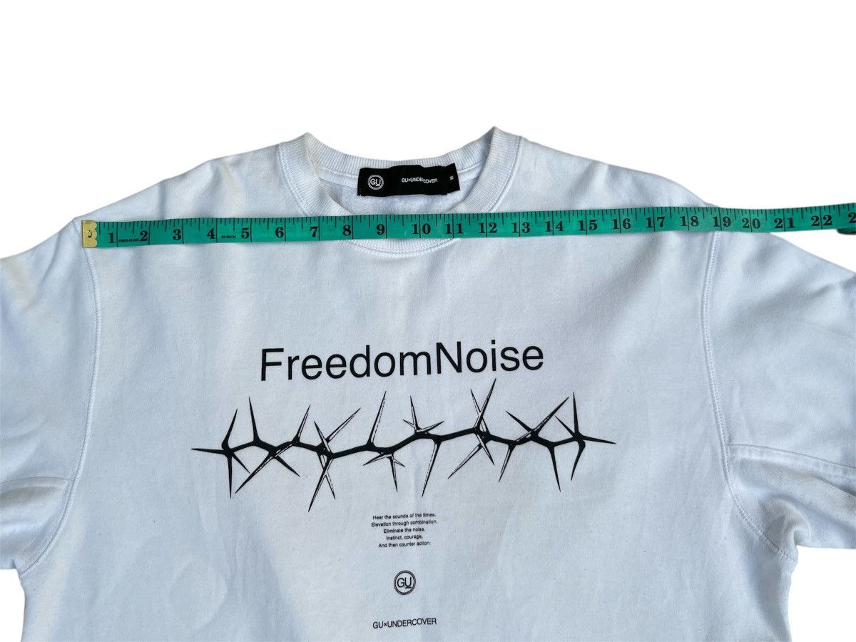 Undercover 🔥🎧"FREEDOM NOISE" GUxUNDERCOVER White Sweatshirts Size US M / EU 48-50 / 2 - 20 Thumbnail