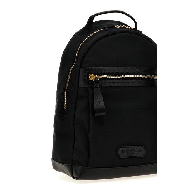 Tom Ford TOM FORD Black Nylon/Leather Backpack New And Authentic Size ONE SIZE - 3 Thumbnail