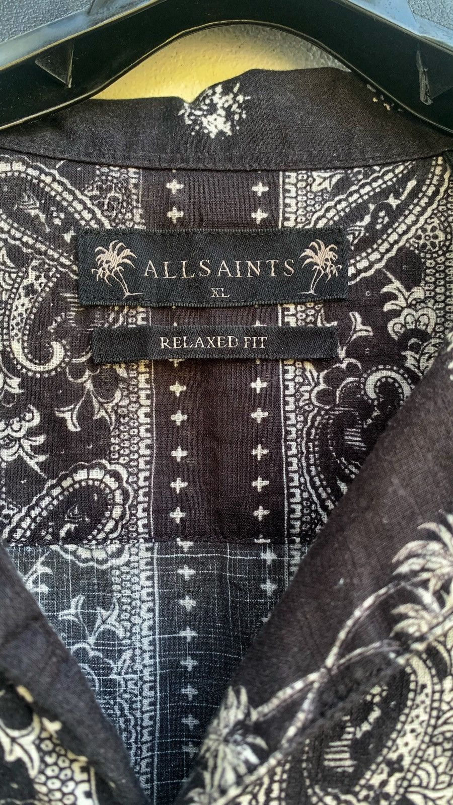 Allsaints AllSaints Jalisco Bandana Print Camp Light Shirts Size US XL / EU 56 / 4 - 7 Thumbnail