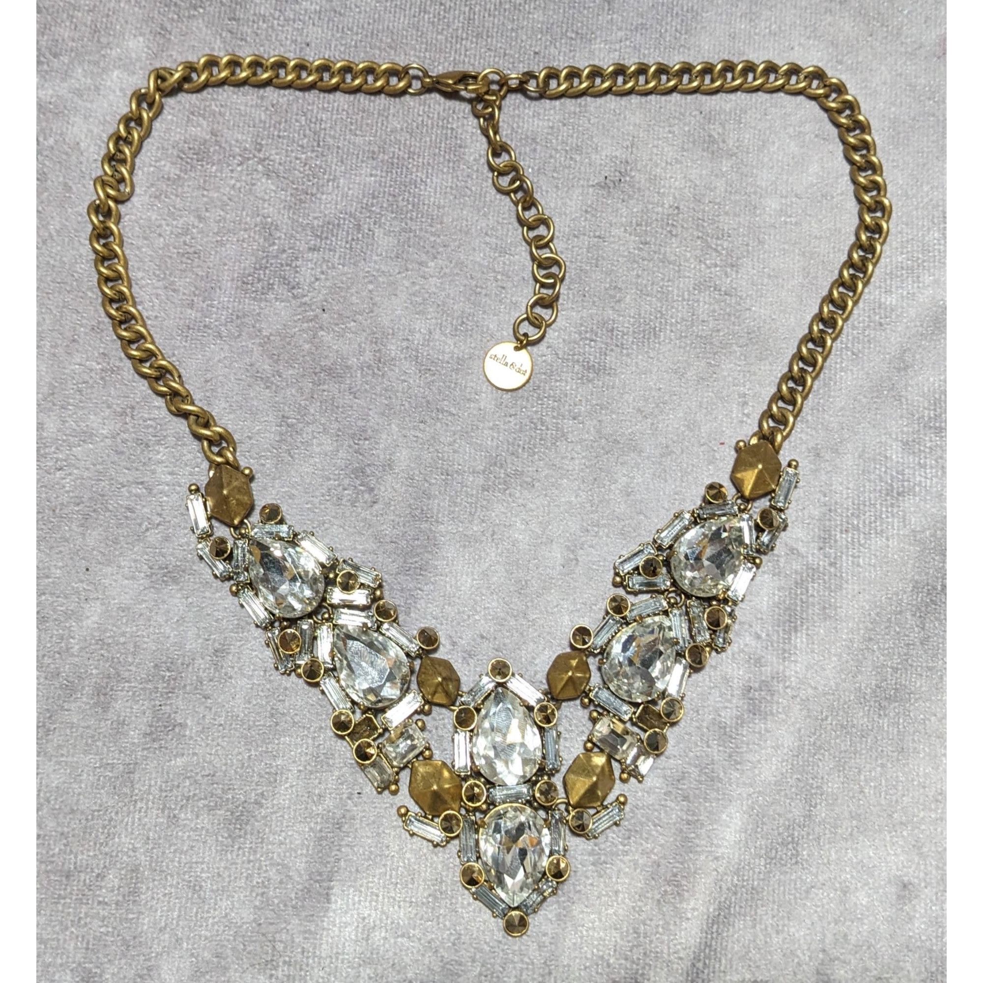 Other Stella & Dot Gold Gemmed Statement Necklace Size ONE SIZE - 9 Thumbnail