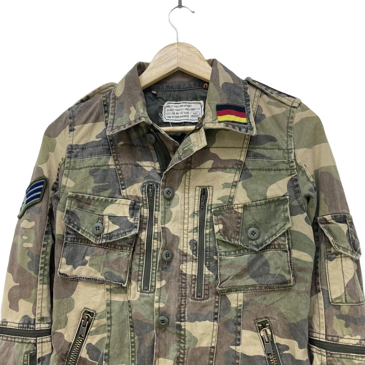 MOUSSY Japanese Brand Moussy Camo Filed Jacket Style Military Size M / US 6-8 / IT 42-44 - 4 Thumbnail