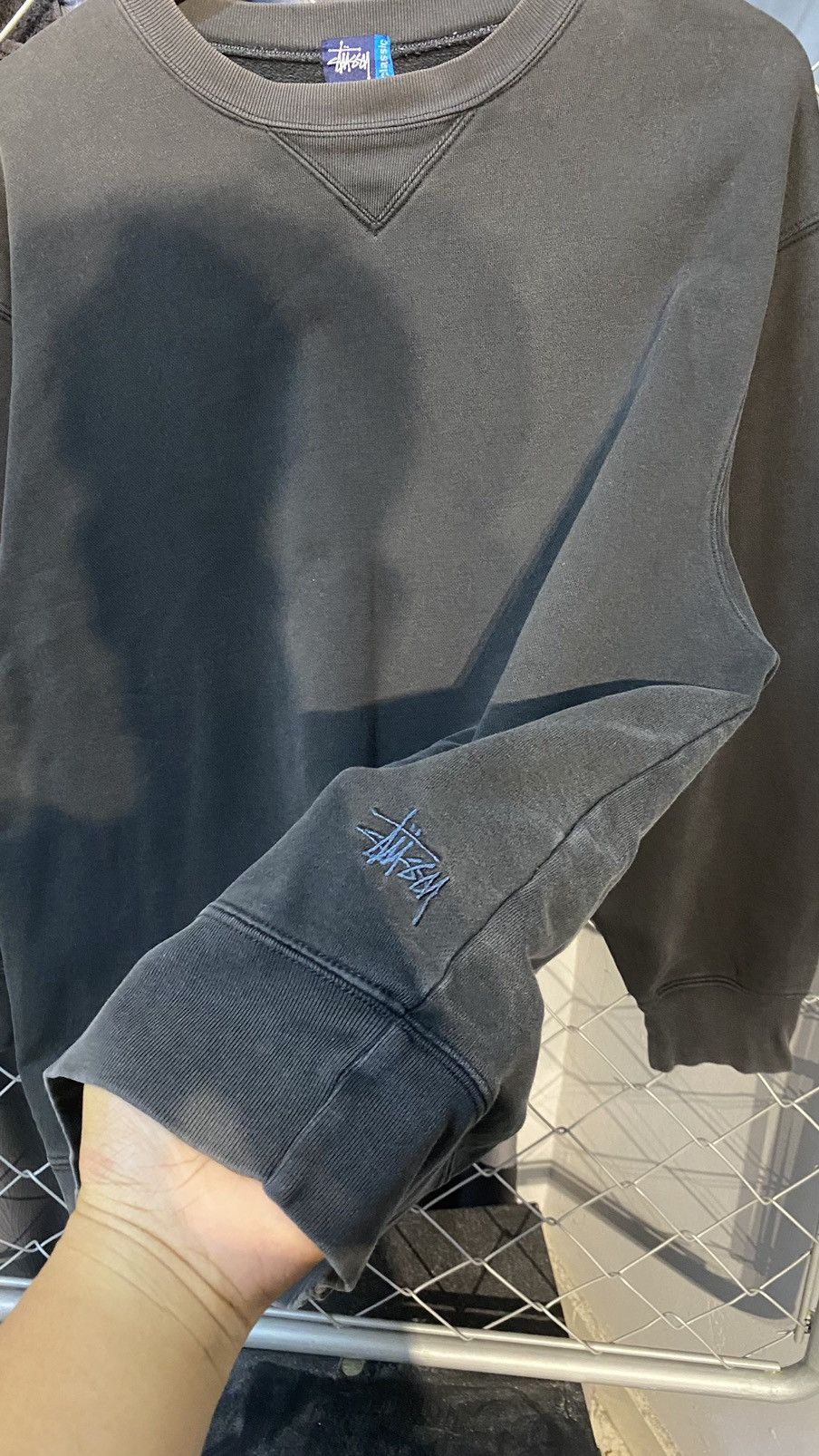 Stussy × Vintage Beautiful Sunfaded STUSSY SWEATSHIRT MEDIUM Size US M / EU 48-50 / 2 - 2 Thumbnail