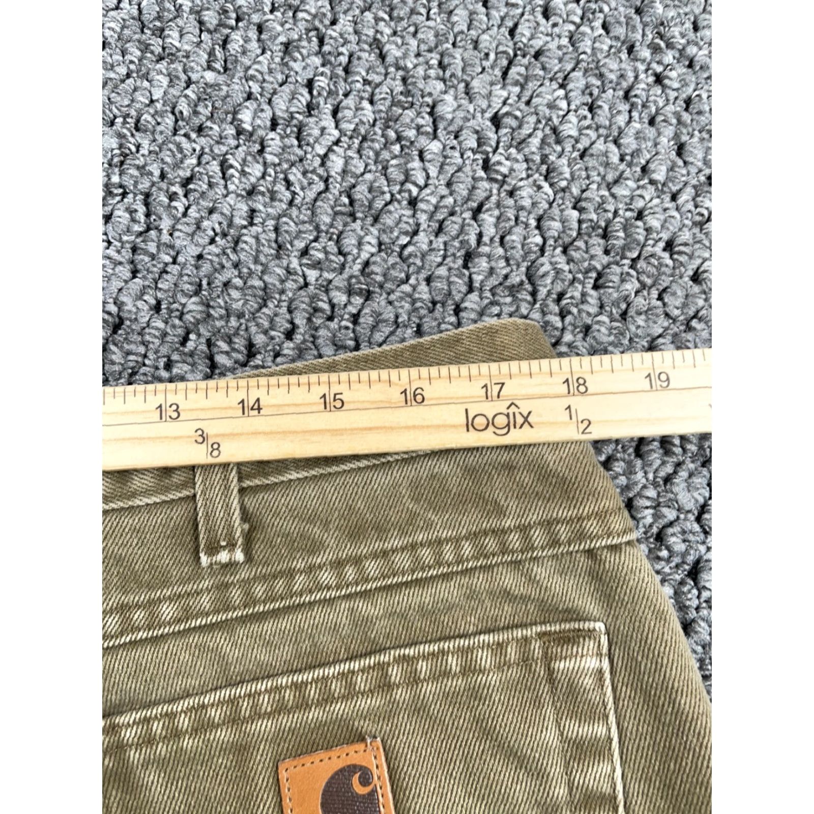 Carhartt VINTAGE Carhartt Jeans Men 36 x 29 Regular Brown Denim 5-Pocket Lined 90s Grunge Size US 36 / EU 52 - 4 Thumbnail