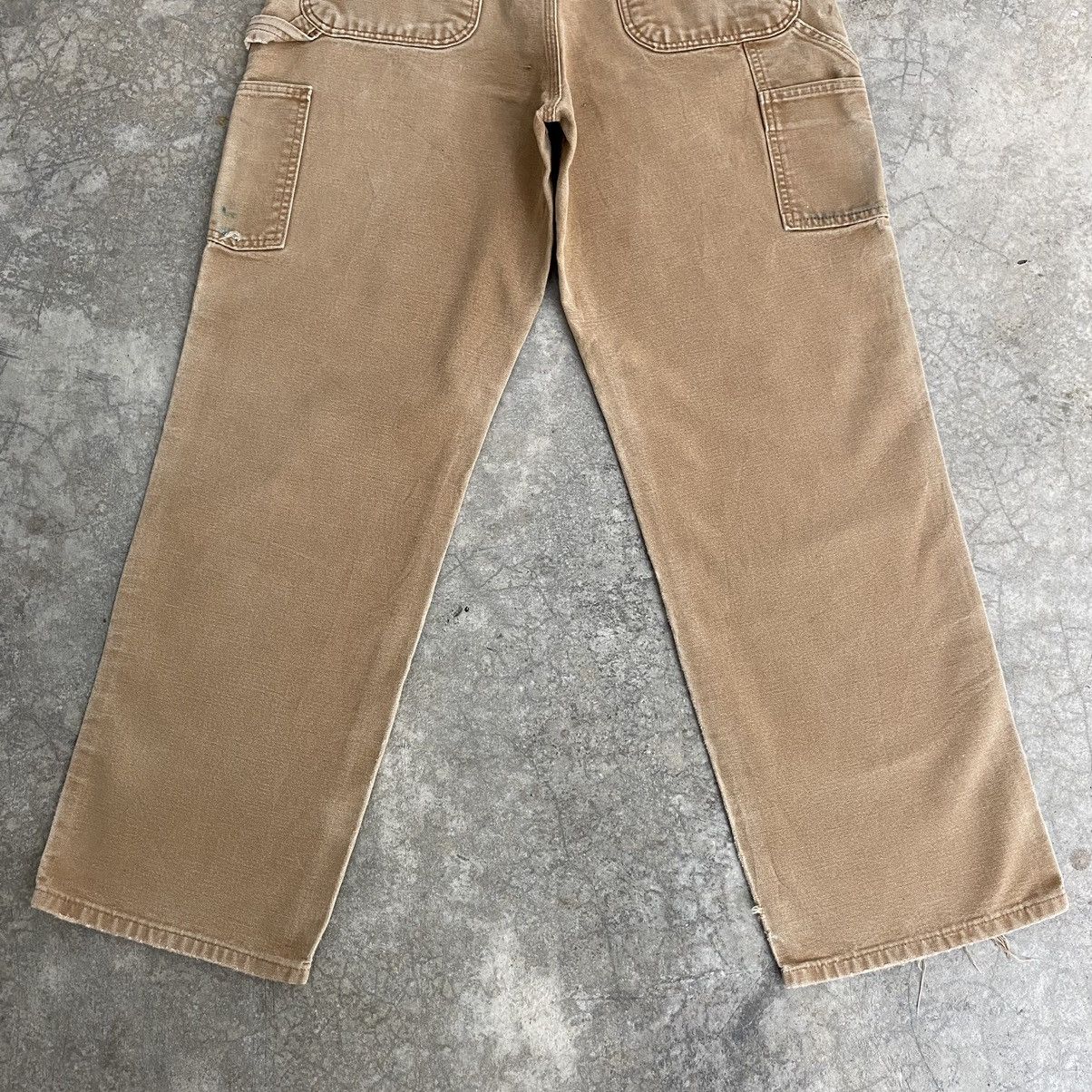 Carhartt Vintage Carhartt Faded Tan Carpenter Work Pants Size US 32 / EU 48 - 15 Thumbnail
