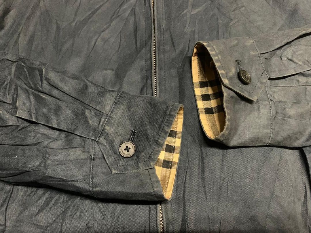 Burberry Vintage Burberry Zipper Jacket Size US L / EU 52-54 / 3 - 8 Thumbnail