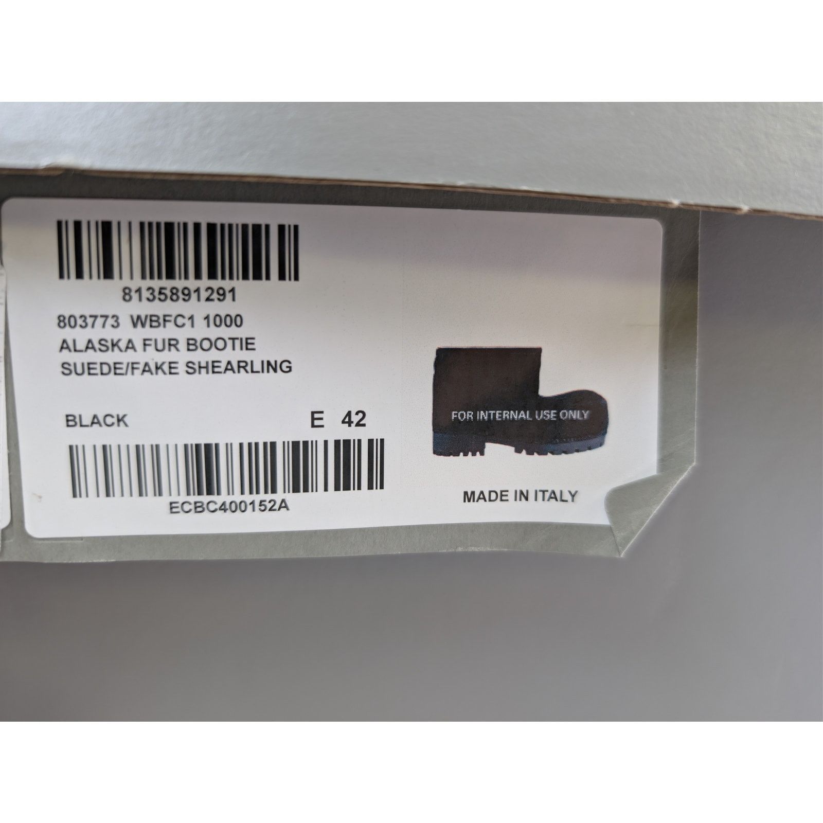 Balenciaga o1rshd1 Suede/Fake Shearling Alaska Fur Bootie Boots Black Size US 9 / EU 42 - 23 Thumbnail