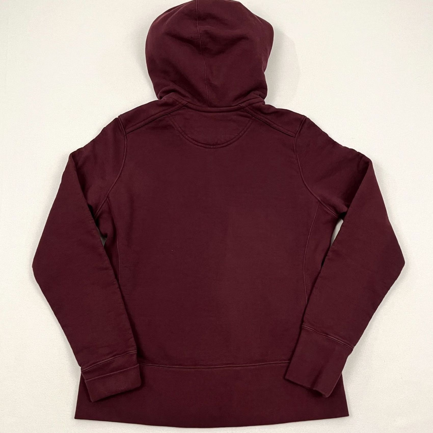 Vintage American Giant Hoodie Womens M Burgundy Maroon Heavy Cotton Sweatshirt Workwear Size M / US 6-8 / IT 42-44 - 7 Thumbnail