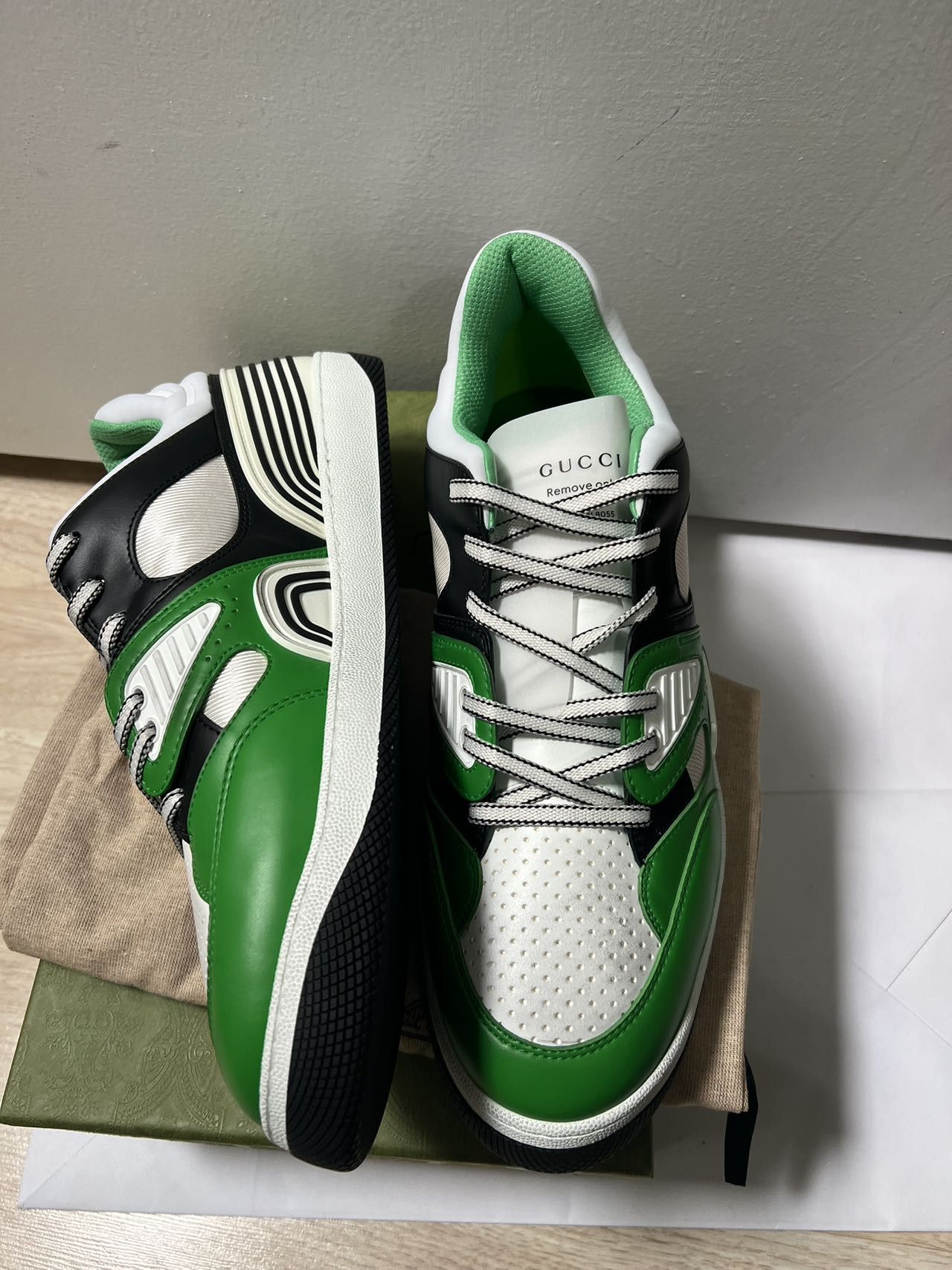 Gucci Gucci Basket 'Green Demetra' 697882-2SH90-3760 Size US 15 / EU 48 - 3 Thumbnail