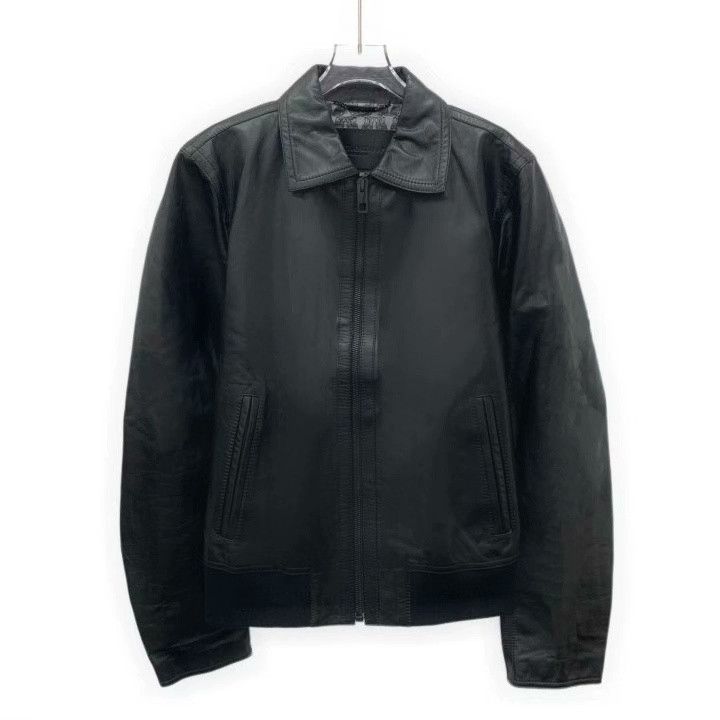 Dolce & Gabbana Dolce Gabbana Black Leather Jacket Size US L / EU 52-54 / 3 - 1 Preview