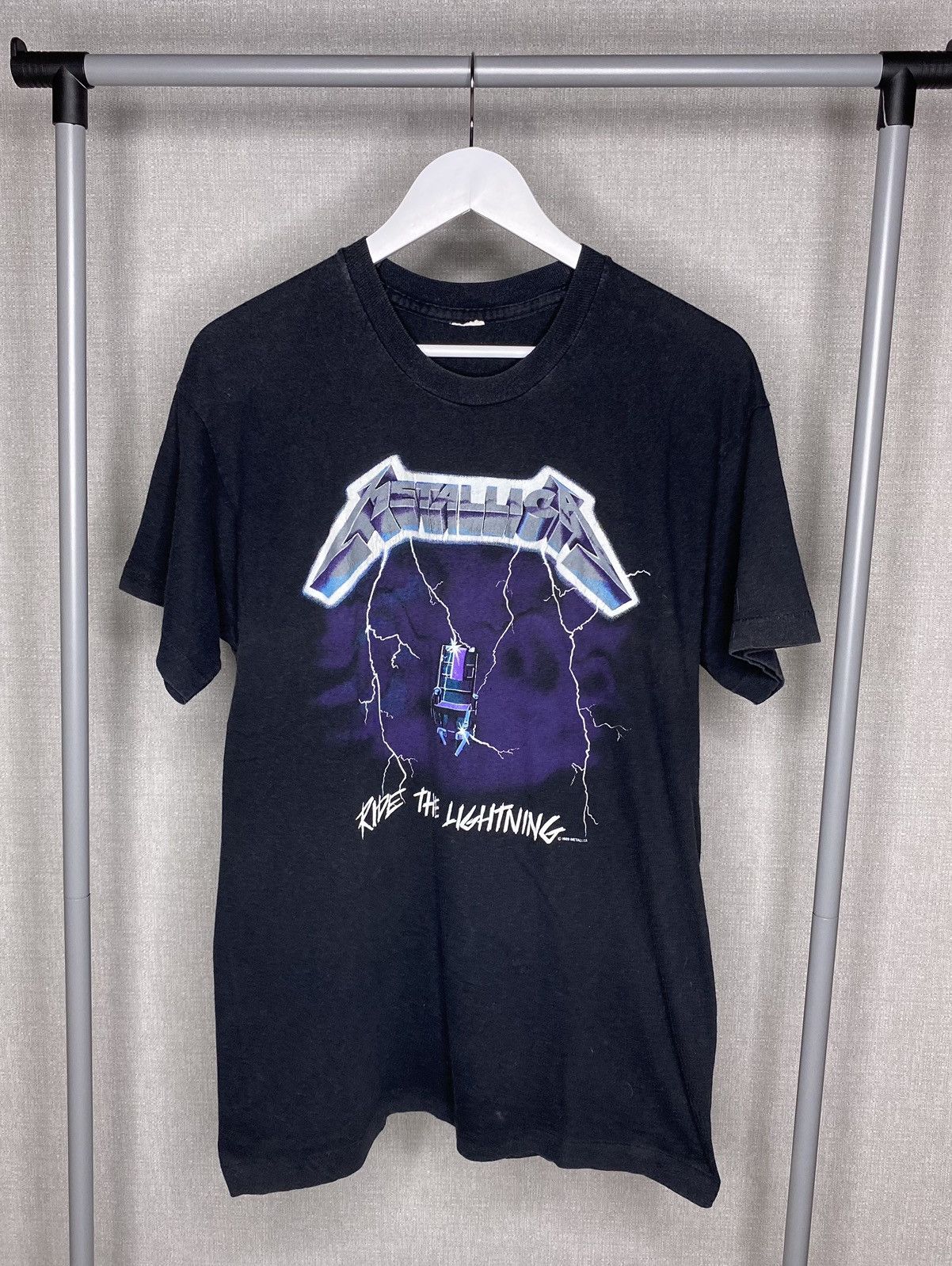 Band Tees × Vintage Metallica Vintage 1989 Ride The Lightning/Kill 'em All Shirt Size US M / EU 48-50 / 2 - 1 Thumbnail
