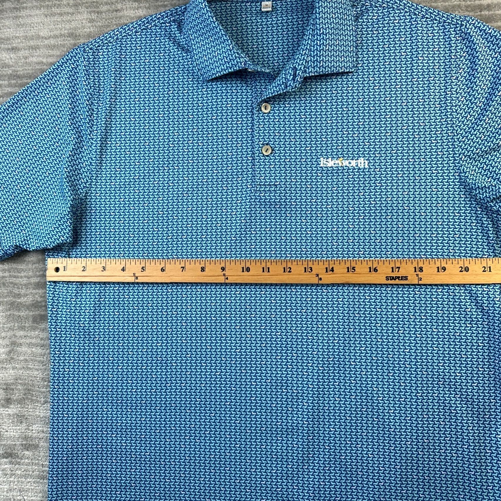 Peter Millar Peter Millar Polo Shirt Mens Medium Blue Summer Comfort All Over Print Dachsund Size US M / EU 48-50 / 2 - 7 Thumbnail