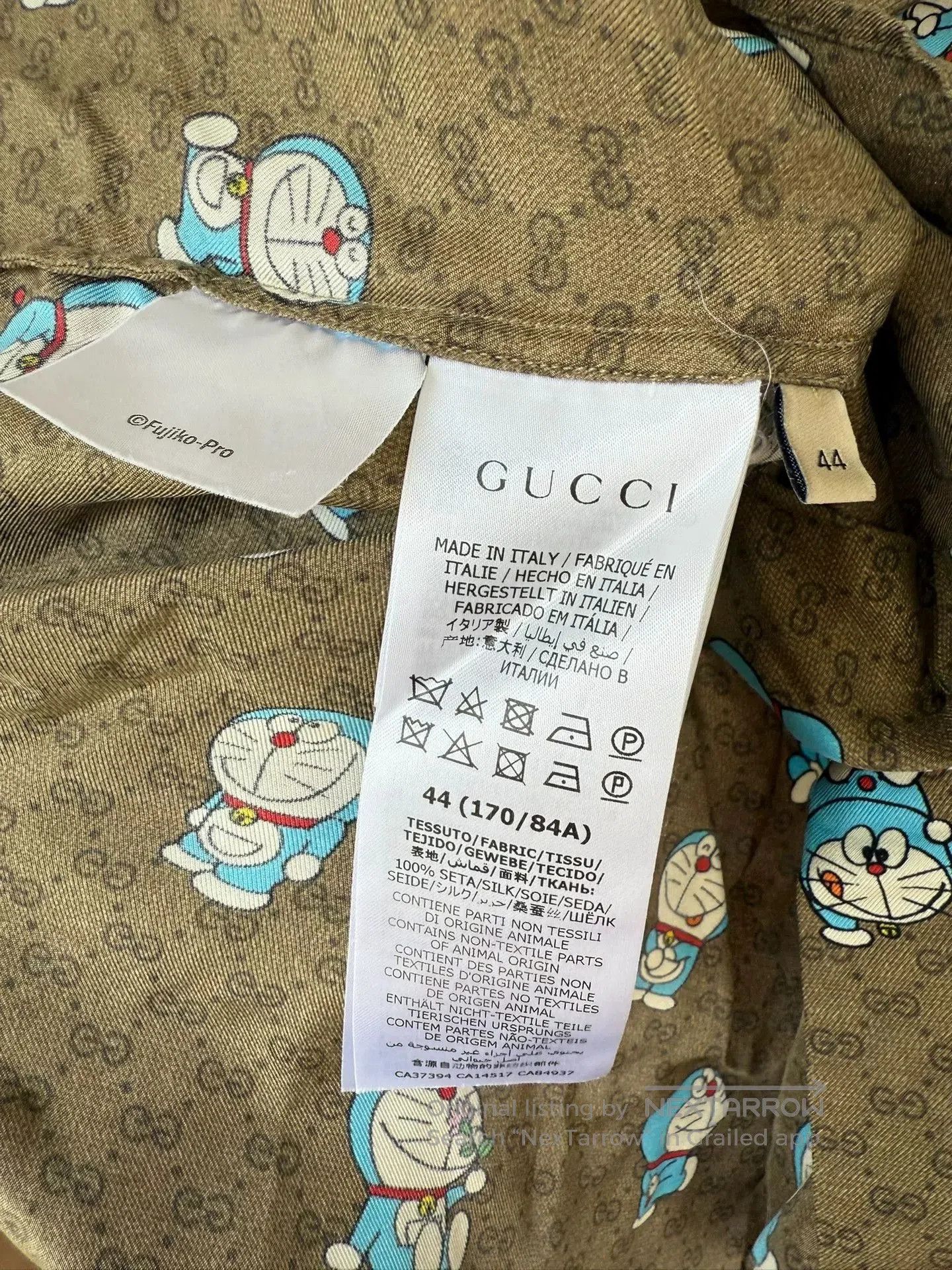 Gucci gucci x doraemon printed short sleeve shirt. Size US M / EU 48-50 / 2 - 3 Thumbnail