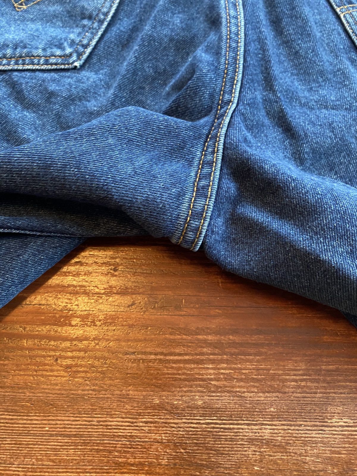 Levi's Vintage 1998 Levi’s 550 Relaxed White Tab Dark Denim Shorts Size US 32 / EU 48 - 5 Thumbnail