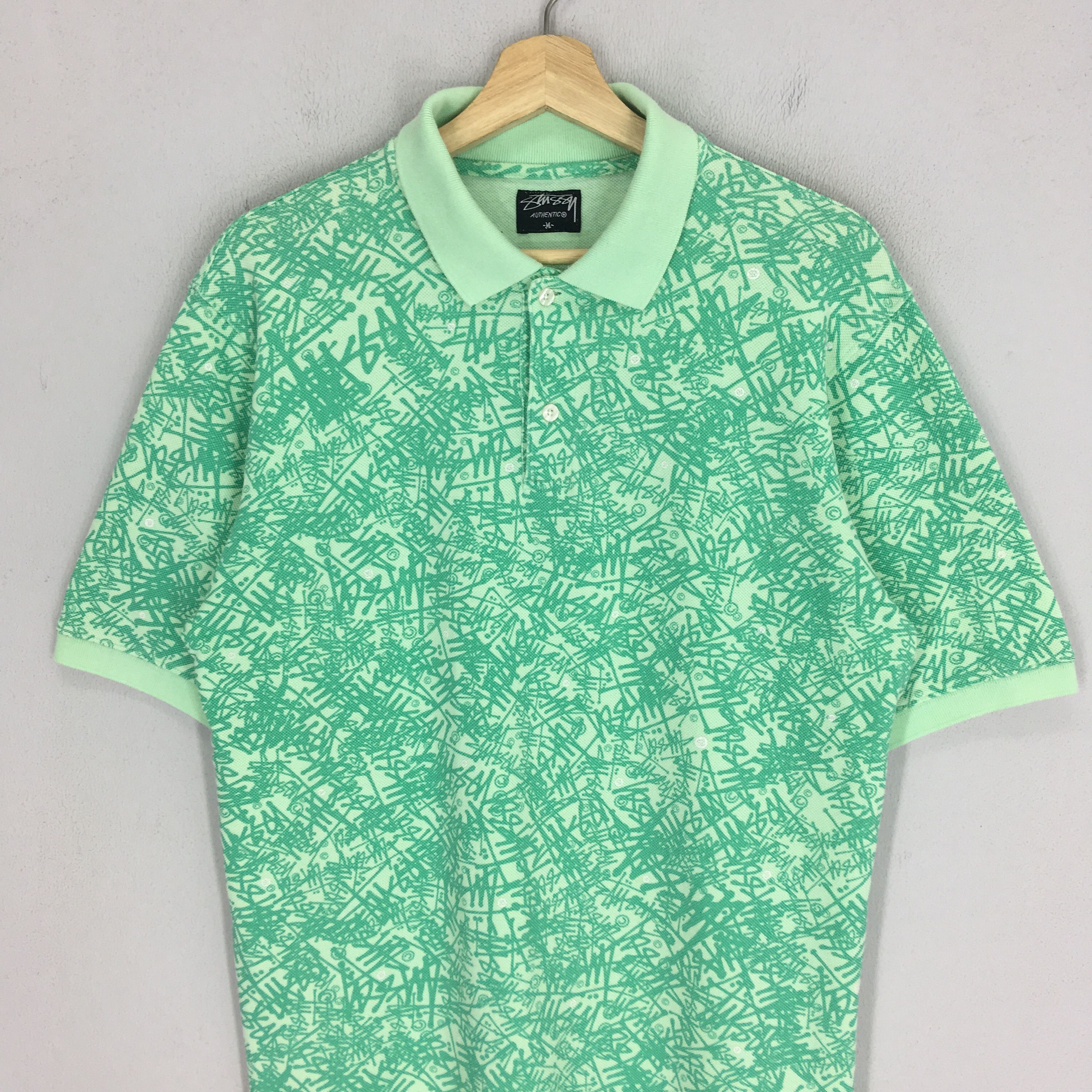 Stussy Vintage Stussy Polo Shirt Rugby Streetwear Size US M / EU 48-50 / 2 - 3 Thumbnail