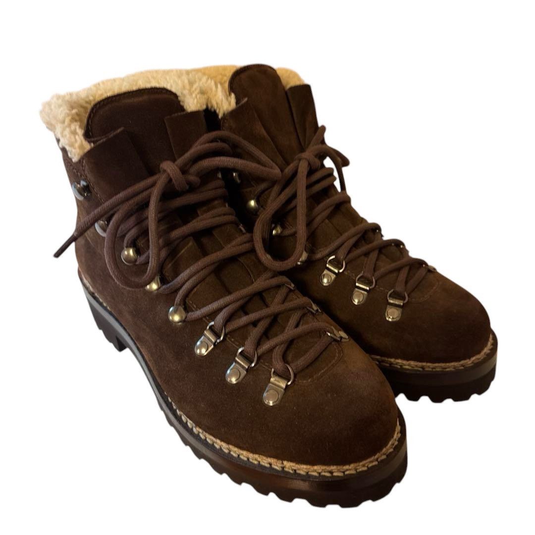 Ralph Lauren Purple Label Ralph Lauren Purple Label Suede x Boa Boots Brown 8 Size US 8 / EU 41 - 5 Thumbnail