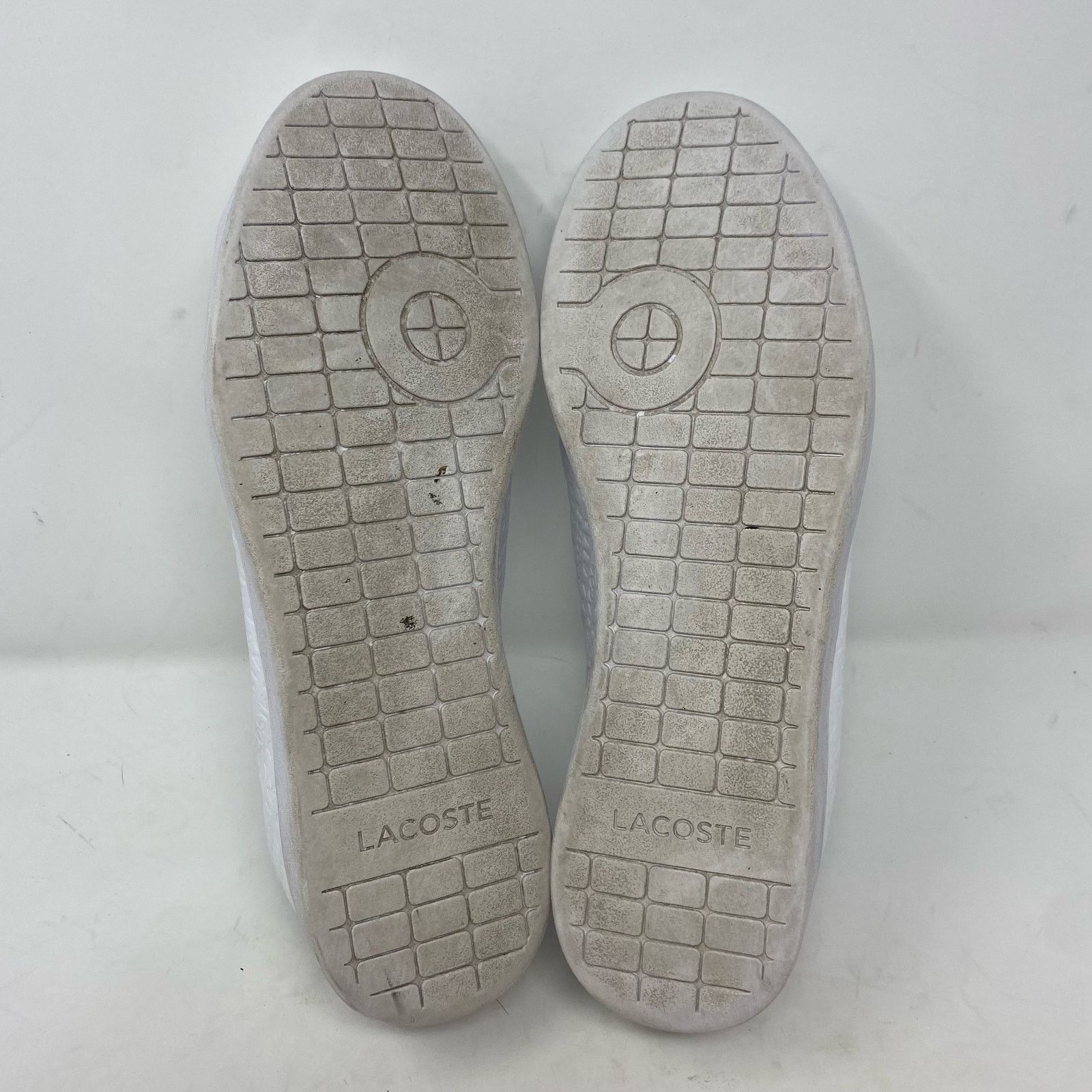 Lacoste Lacoste Carnaby White Leather Lace Up Sneakers Mens 11.5 Size US 11.5 / EU 44-45 - 8 Thumbnail