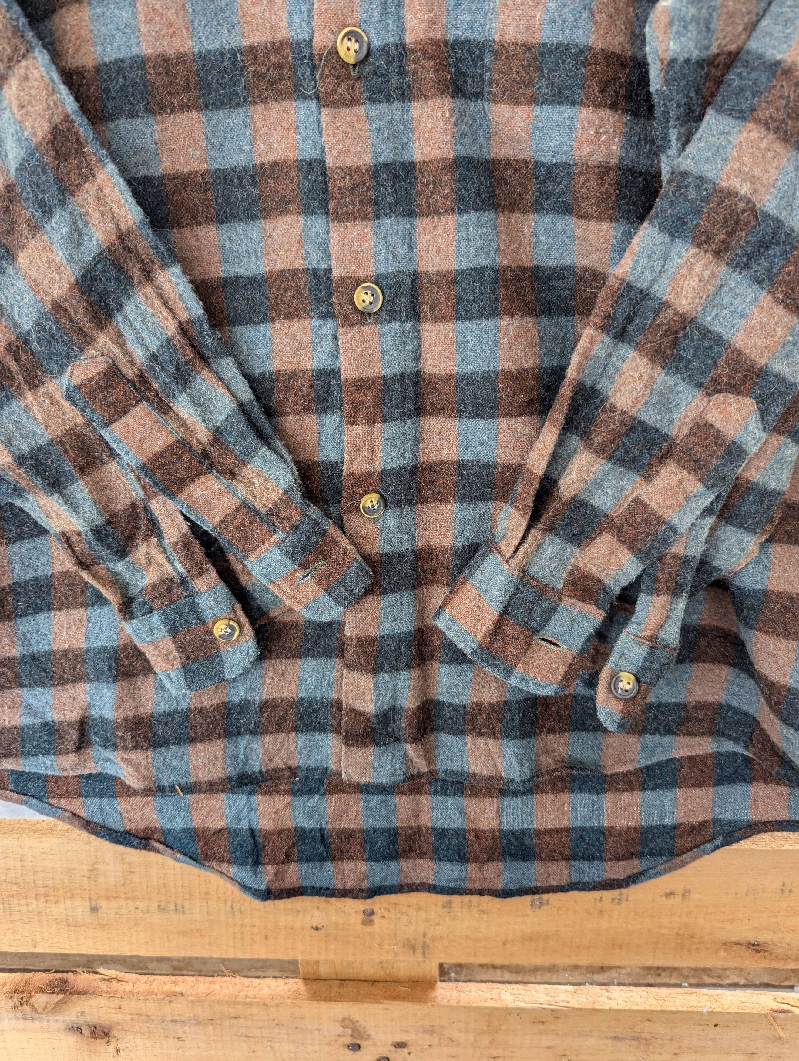 Other Vintage Witford Wool Flannel Shirt Button Ups Size US XL / EU 56 / 4 - 4 Thumbnail